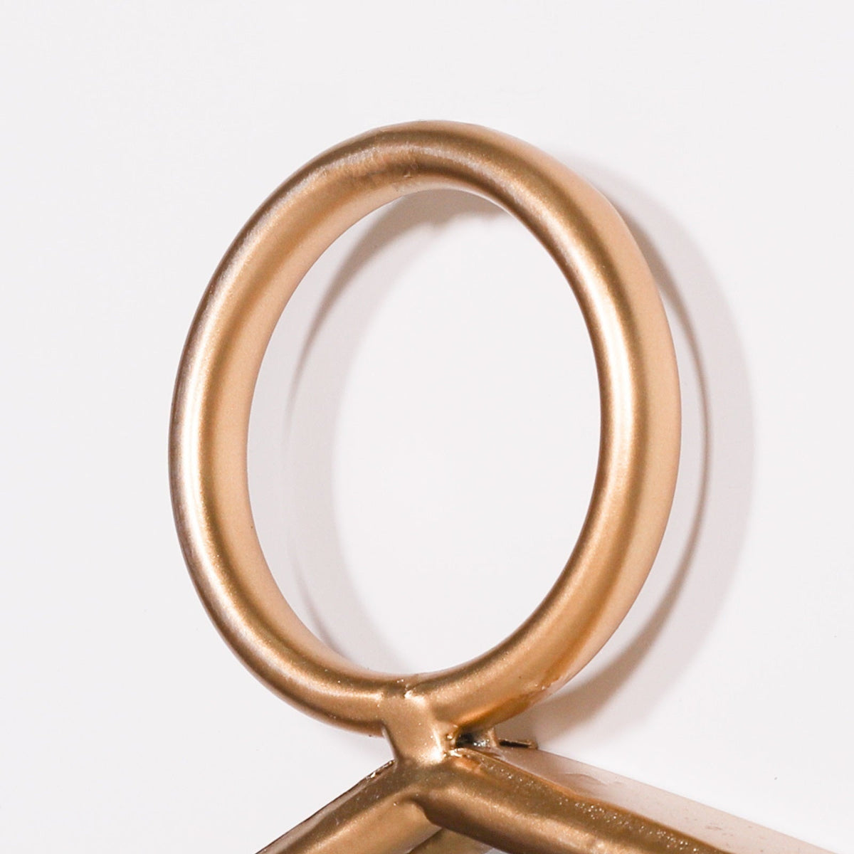 Gold Rectangular Hook-Frame Wall Mirror H69 x W48cm Mirror CasaFenix