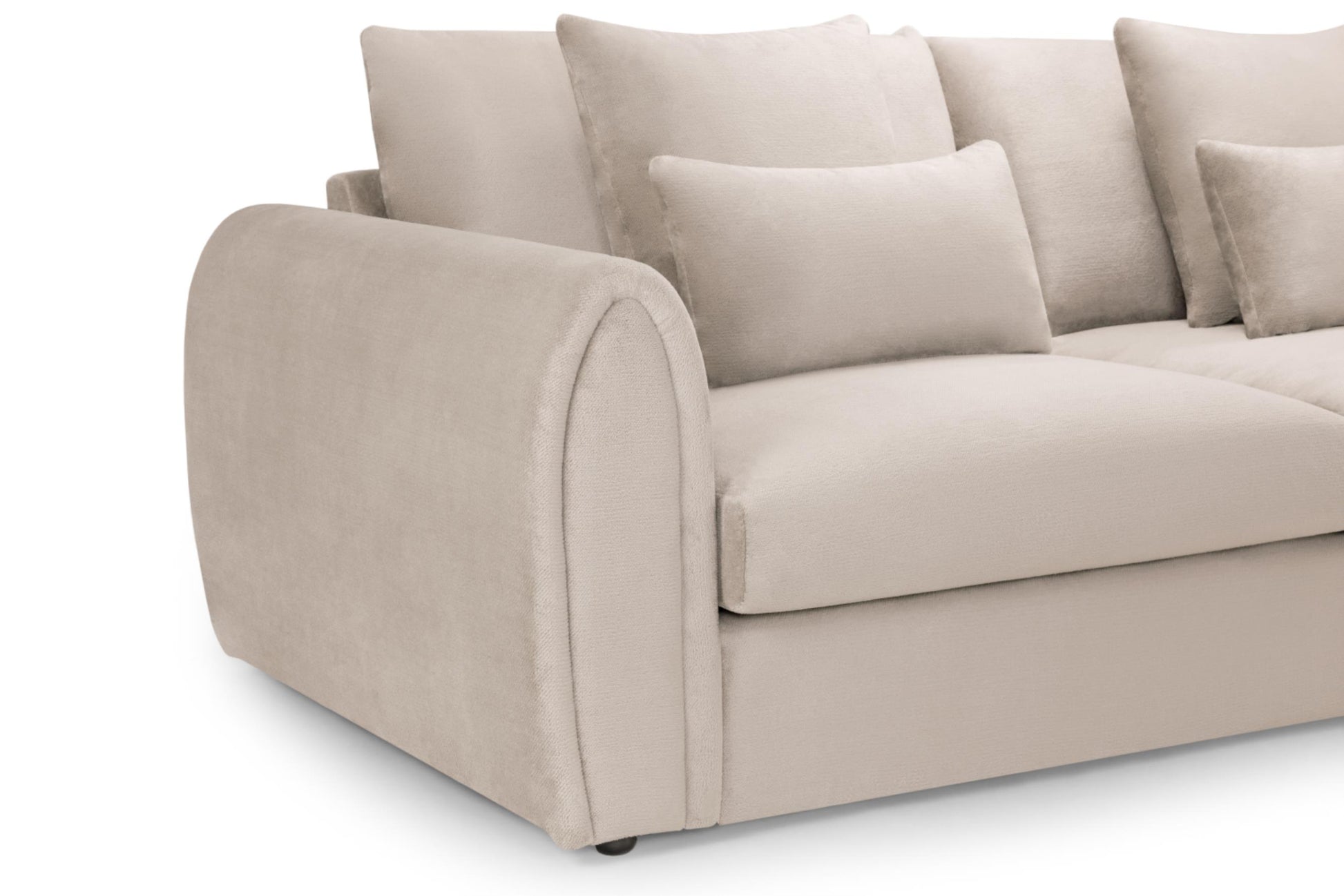 Mirabel Fabric Corner Sofa in Beige or Grey 200 x 171cm overall Size (Copy) Sofa CasaFenix