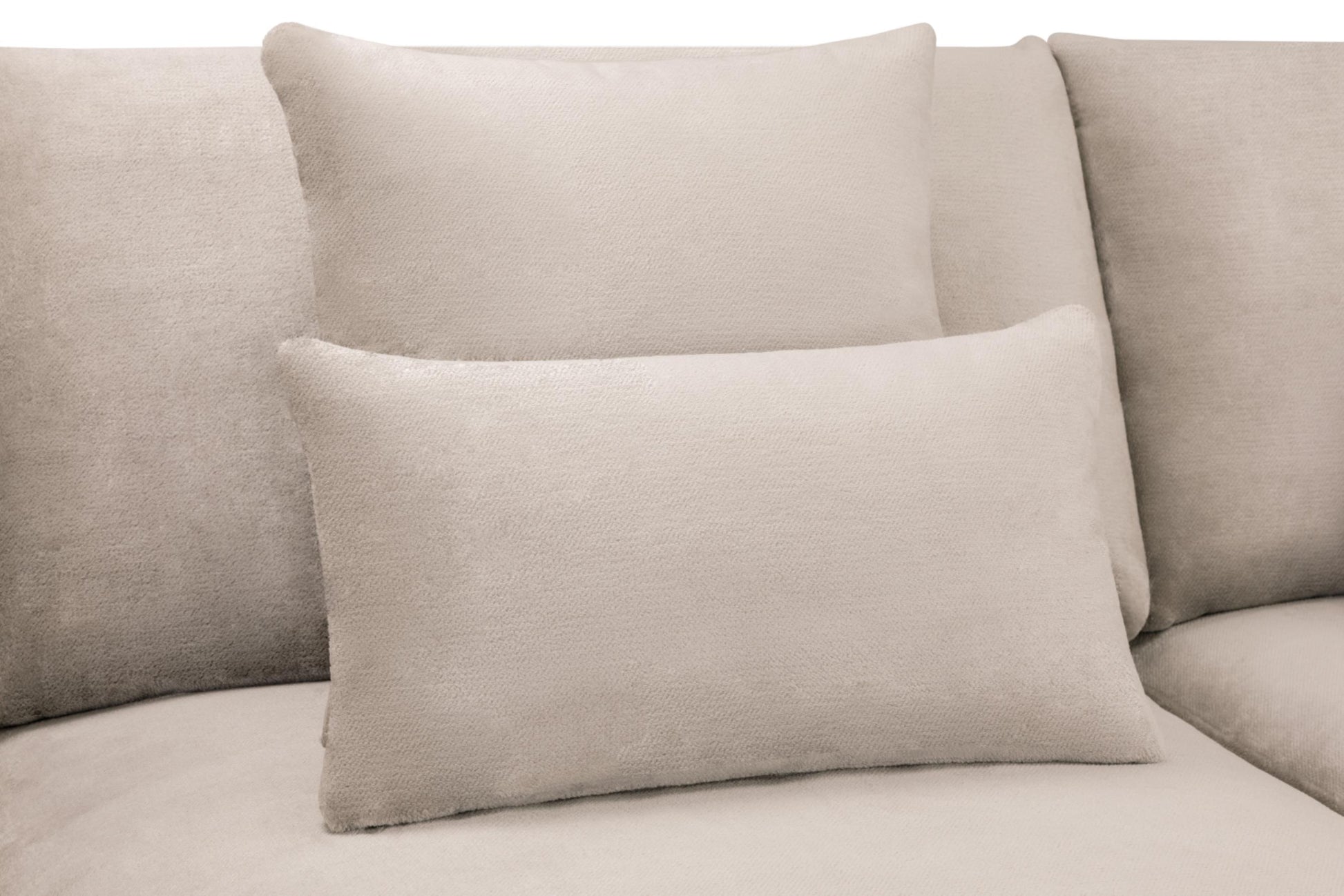 Mirabel Fabric Corner Sofa in Beige or Grey 200 x 171cm overall Size (Copy) Sofa CasaFenix