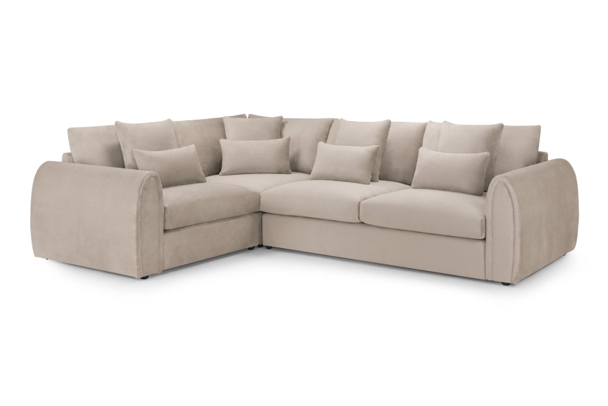 Mirabel Fabric Corner Sofa in Beige or Grey 200 x 171cm overall Size (Copy) Sofa CasaFenix