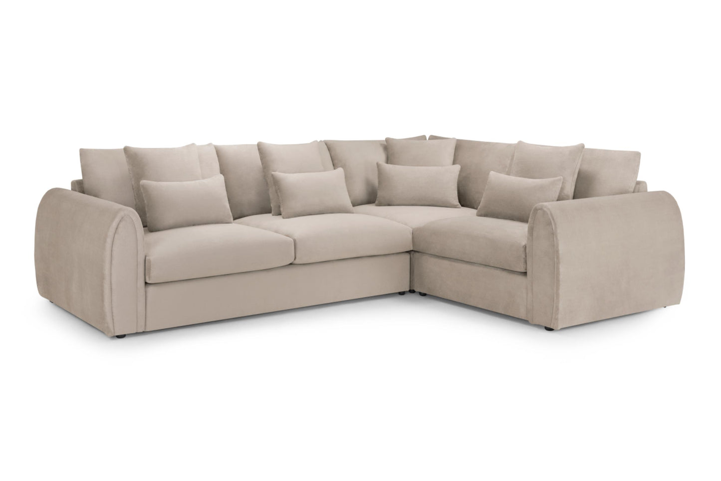Mirabel Fabric Corner Sofa in Beige or Grey 200 x 171cm overall Size (Copy) Sofa CasaFenix