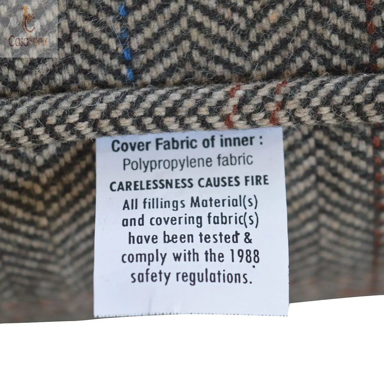Multi Tweed Scatter Cushion - CasaFenix