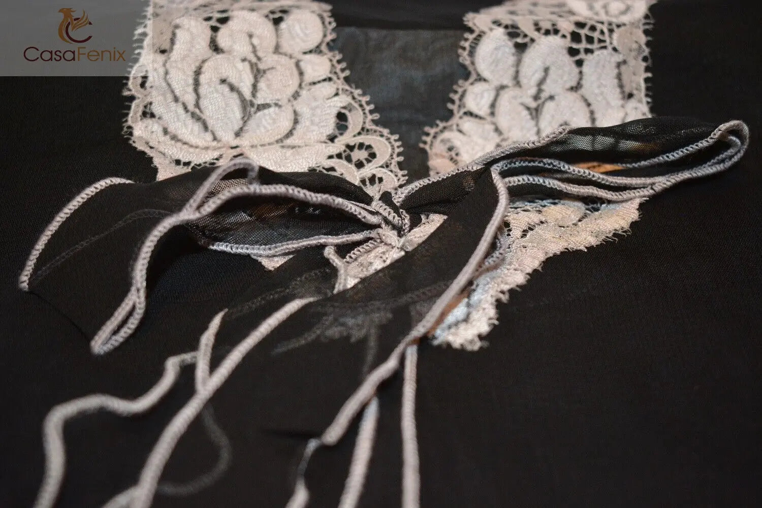 New Lingerie VX Intimate Black Chiffon Robe See Through Sheer Queen Size (3019) Clothes, Shoes & Accessories:Women:Women's Clothing:Lingerie & Nightwear:Nightwear CasaFenix