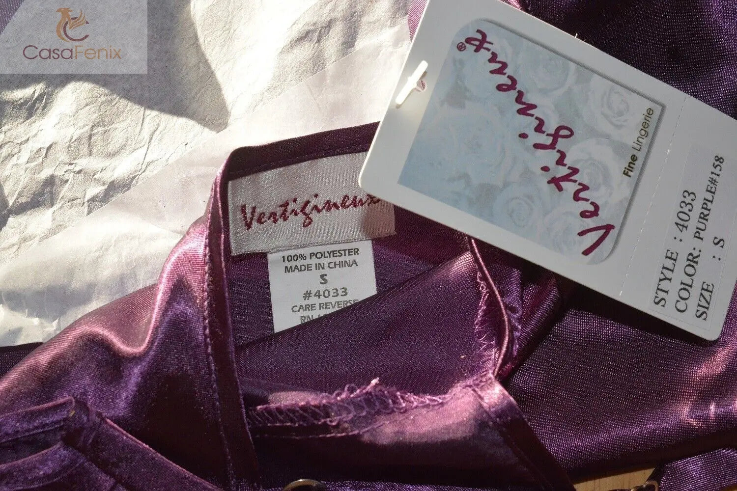 New Lingerie VX Intimate Red Chemise Metal Moon & Stars Accents Sz Medium 4033 Clothes, Shoes & Accessories:Women:Women's Clothing:Lingerie & Nightwear:Nightwear CasaFenix