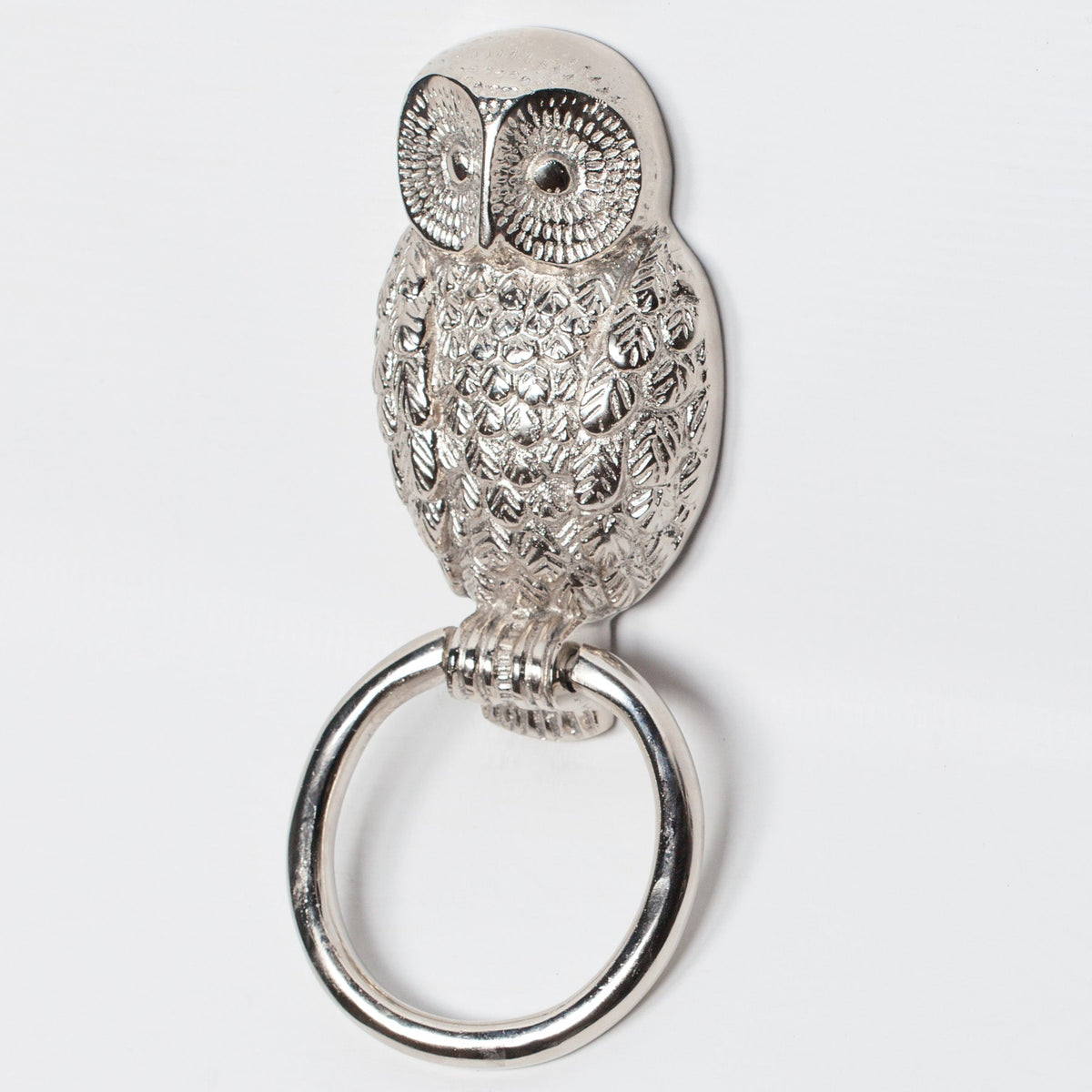 Chrome Owl Door Knocker Door knocker CasaFenix