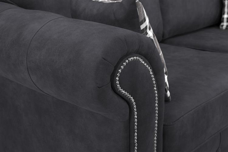 Oakland Sofa in Grey available in 2, 3 Seat and Footstool (Copy) Sofa CasaFenix