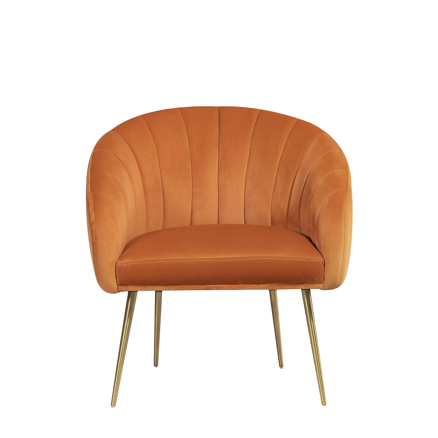Shaped Back Fabric Single Tub Arm Chair in Black, Green, Grey, Light Blue, Mint, Orange, Pink, Teal & Yellow *** - CasaFenix