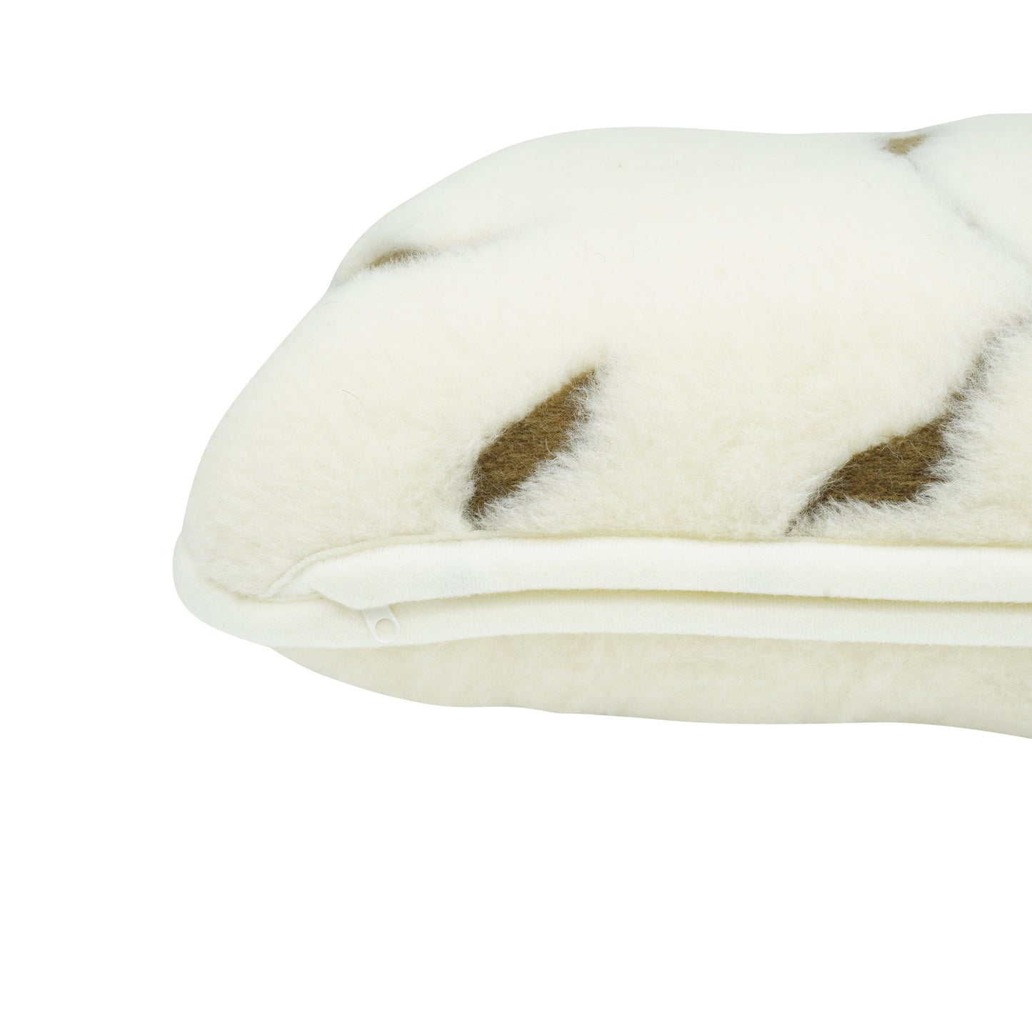 100% Merino Wool Pillow - Leaf Design L40 x W80 x D20cm - CasaFenix