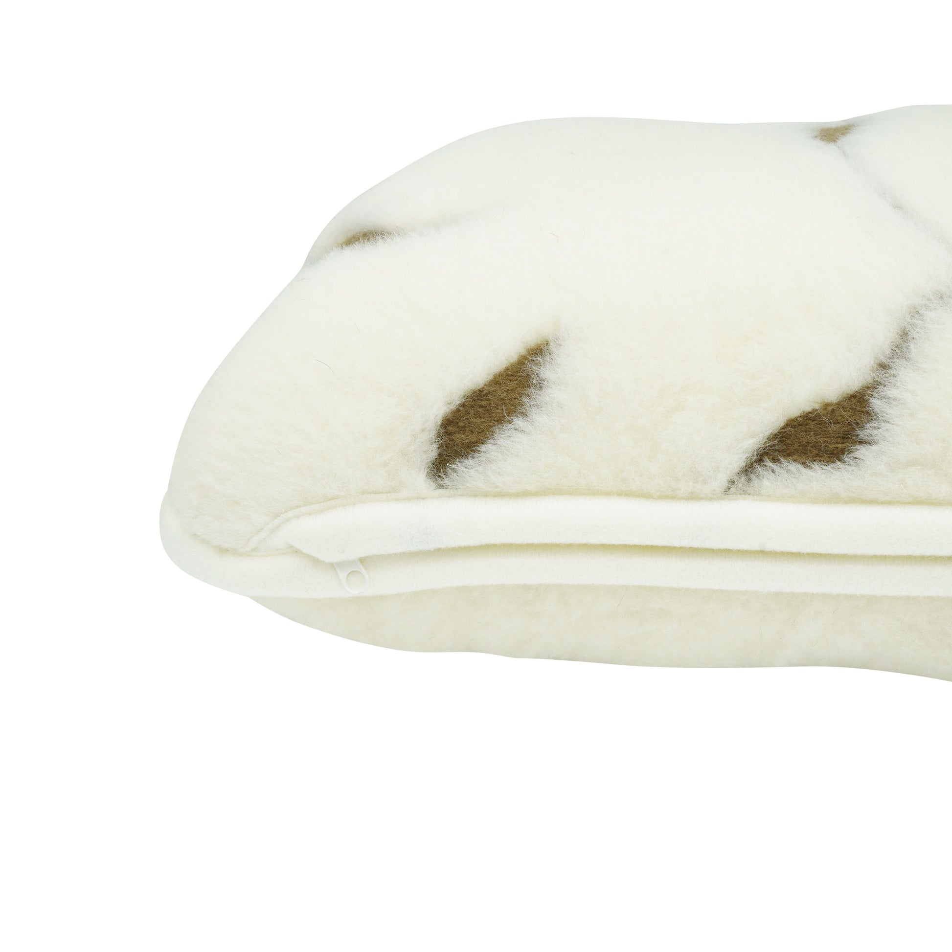 100% Merino Wool Pillow - Leaf Design L40 x W80 x D20cm - CasaFenix