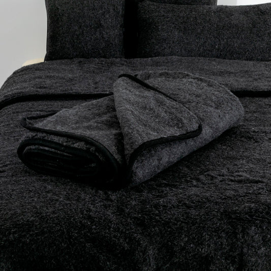 100% Merino Wool Blanket - 130 x 170cm Cappucino - CasaFenix