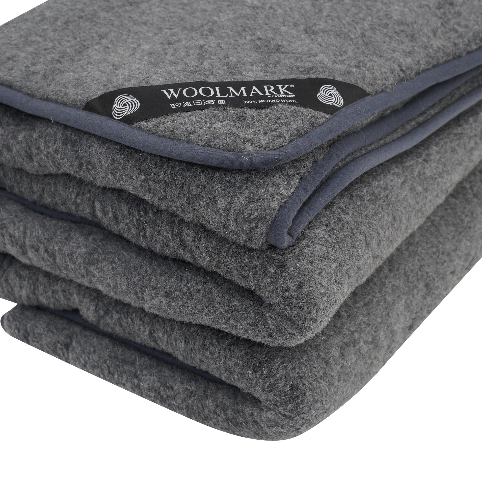 100% Merino Wool Quilt - Grey 200 x 140cm - CasaFenix