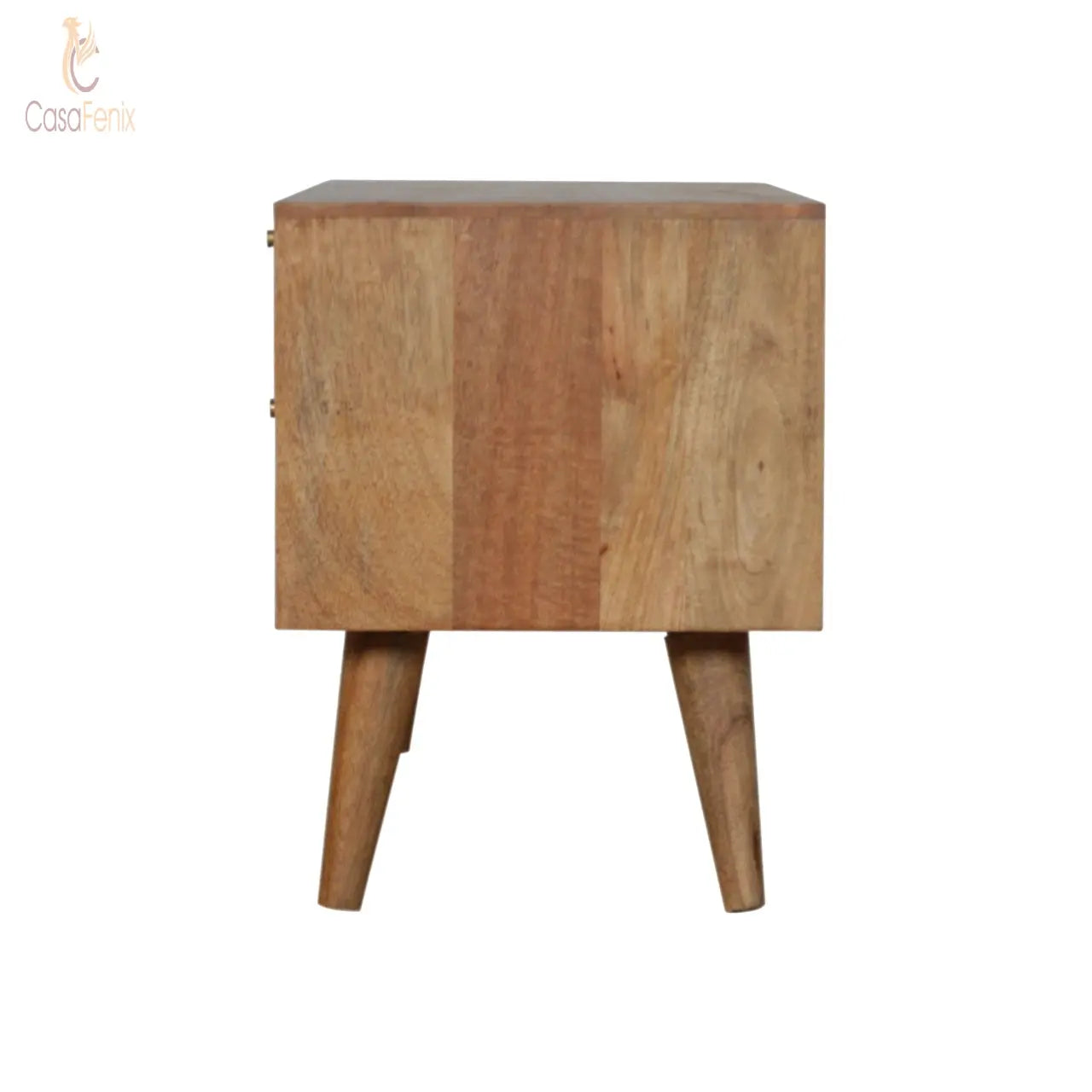 Rattan Media Unit 2 Drawer TV Stand - CasaFenix