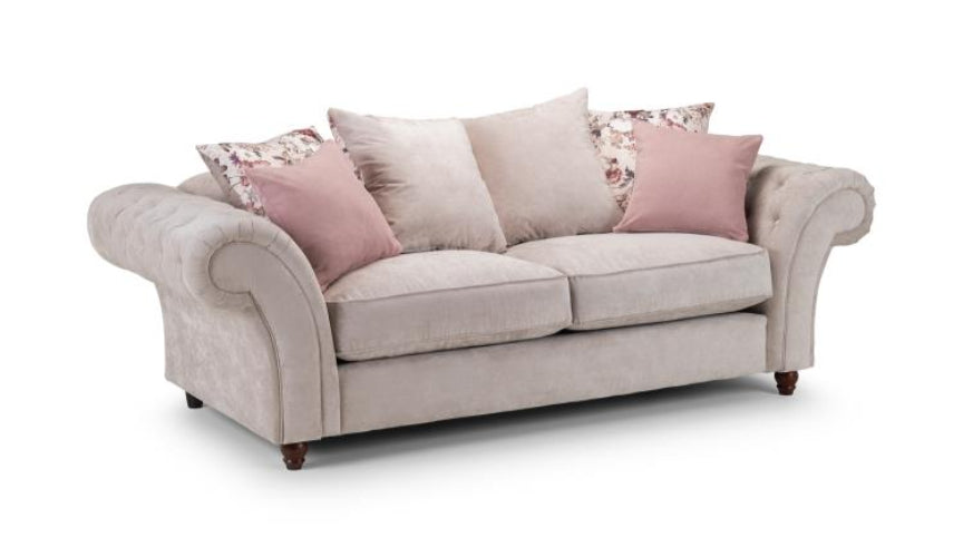 Roma Chesterfield Sofa in Grey available in 1, 2, 3 Seat, 4 Seat Corner (Copy) Sofa CasaFenix