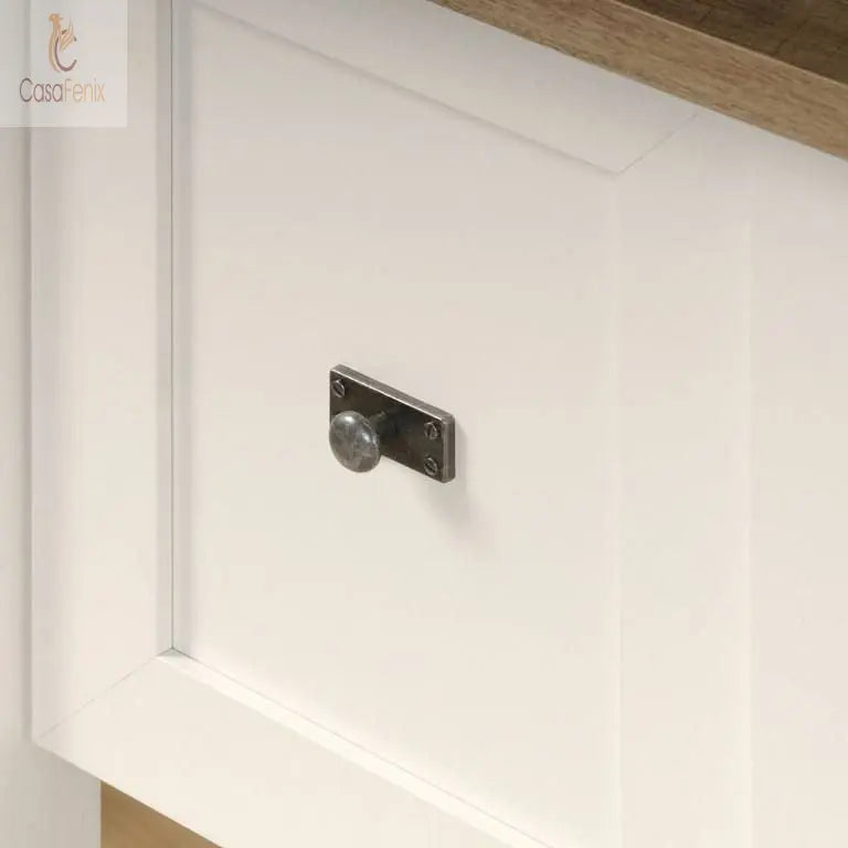 SHAKER STYLE DESK SOFT WHITE - CasaFenix