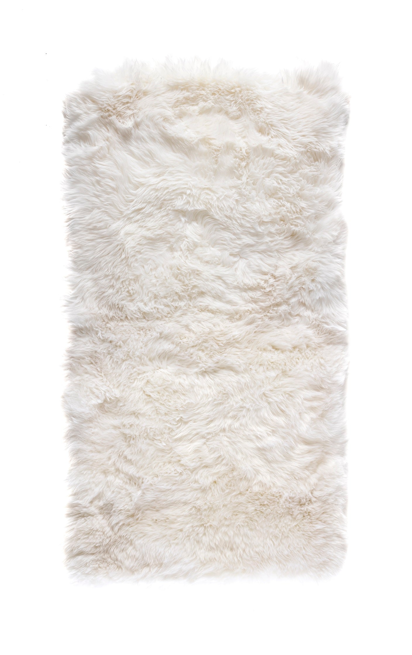 Natural Rectangle Sheepskin Rug - 70 x 140cm - CasaFenix