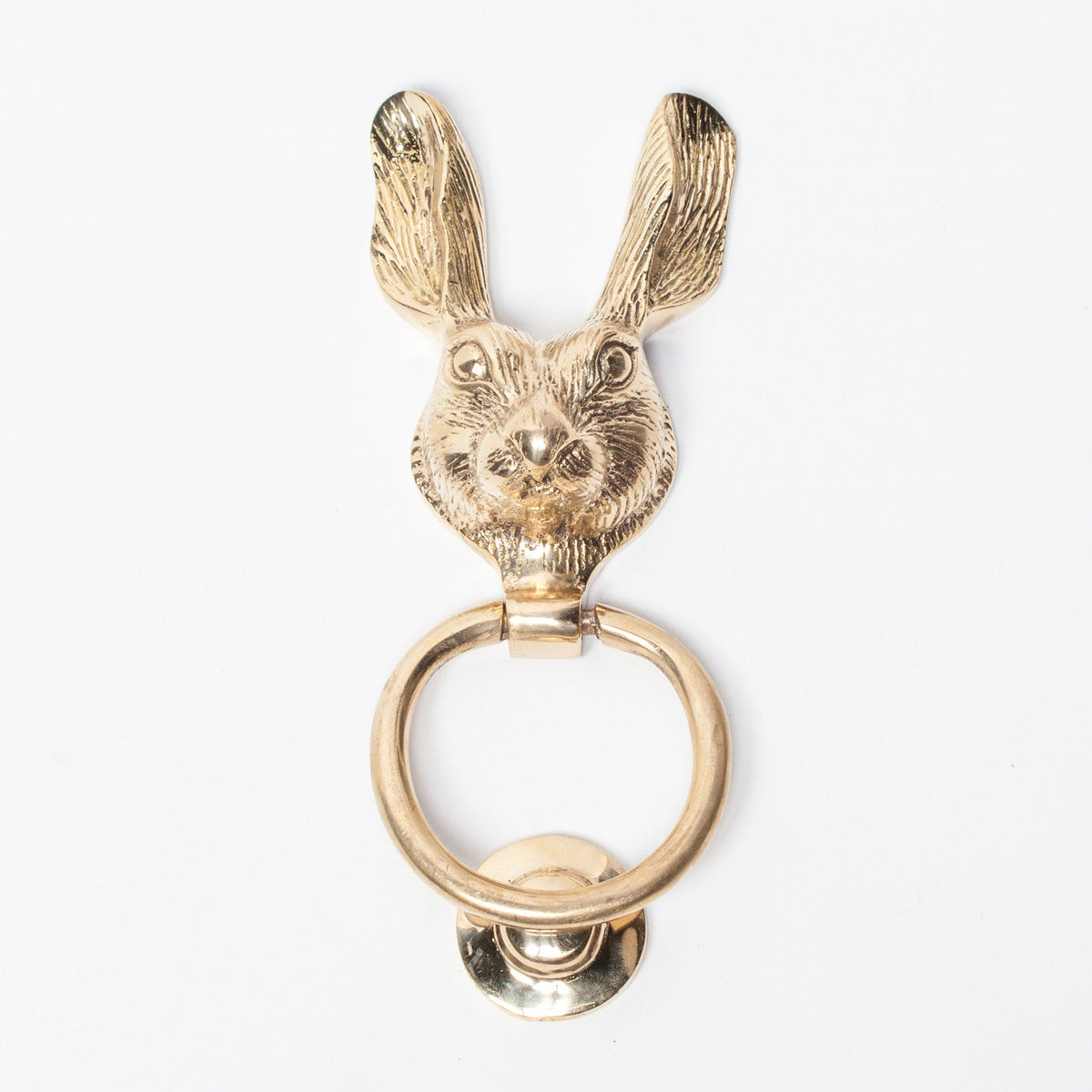 Brass Rabbit Door Knocker Door knocker CasaFenix