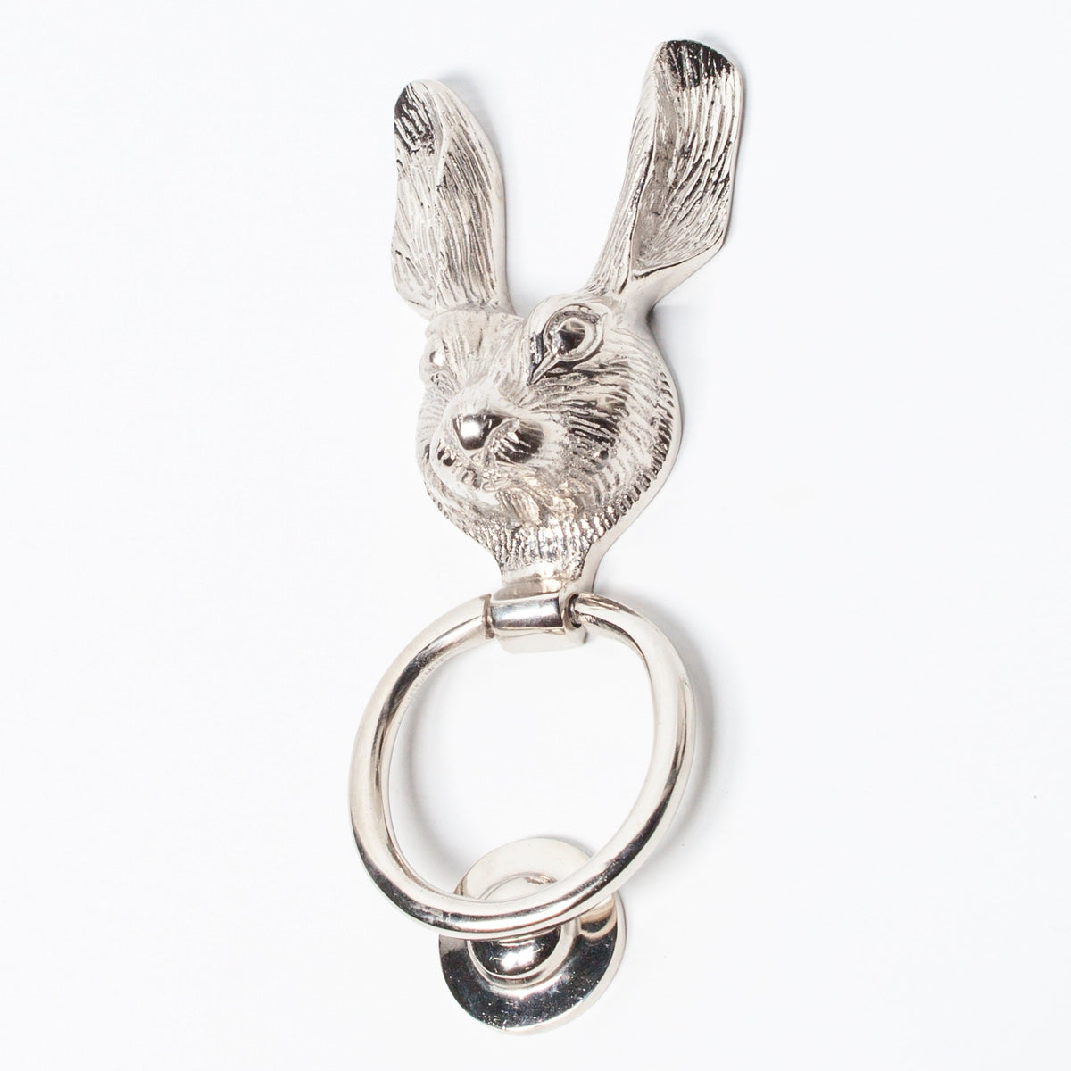 Chrome-Plated Brass Rabbit Door Knocker Door knocker CasaFenix