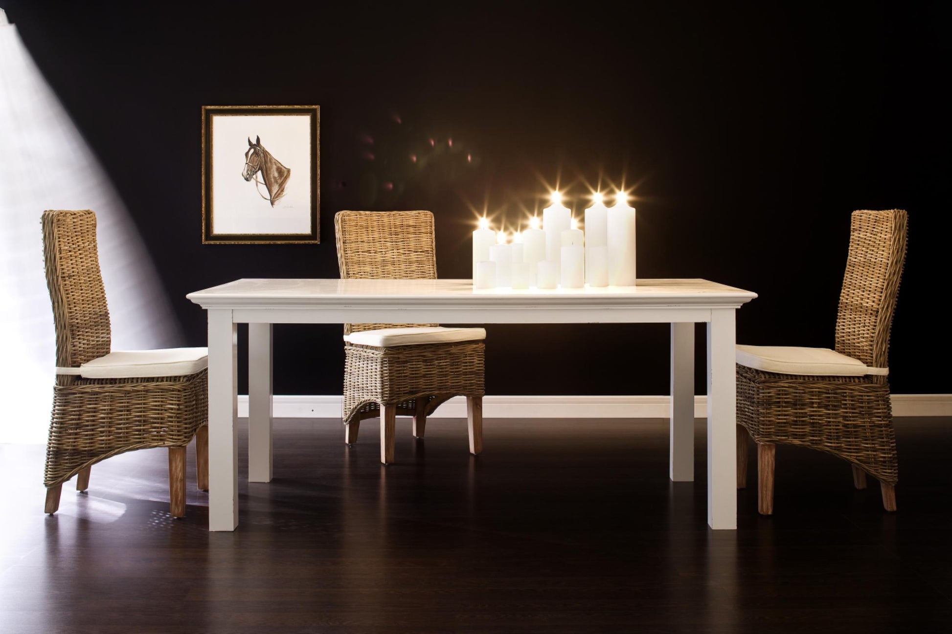 T759-180 Halifax collection by Nova Solo. 63"  Dining Table 160cm CasaFenix