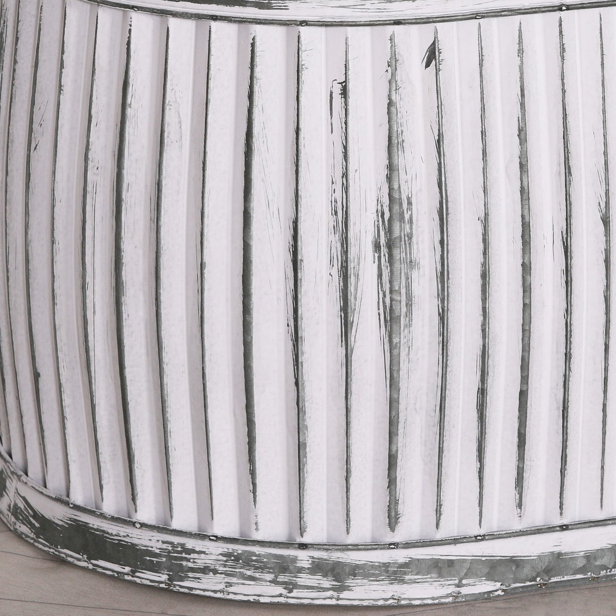 Galvanised Steel Oval Dolly Tub Planter Large Planter CasaFenix