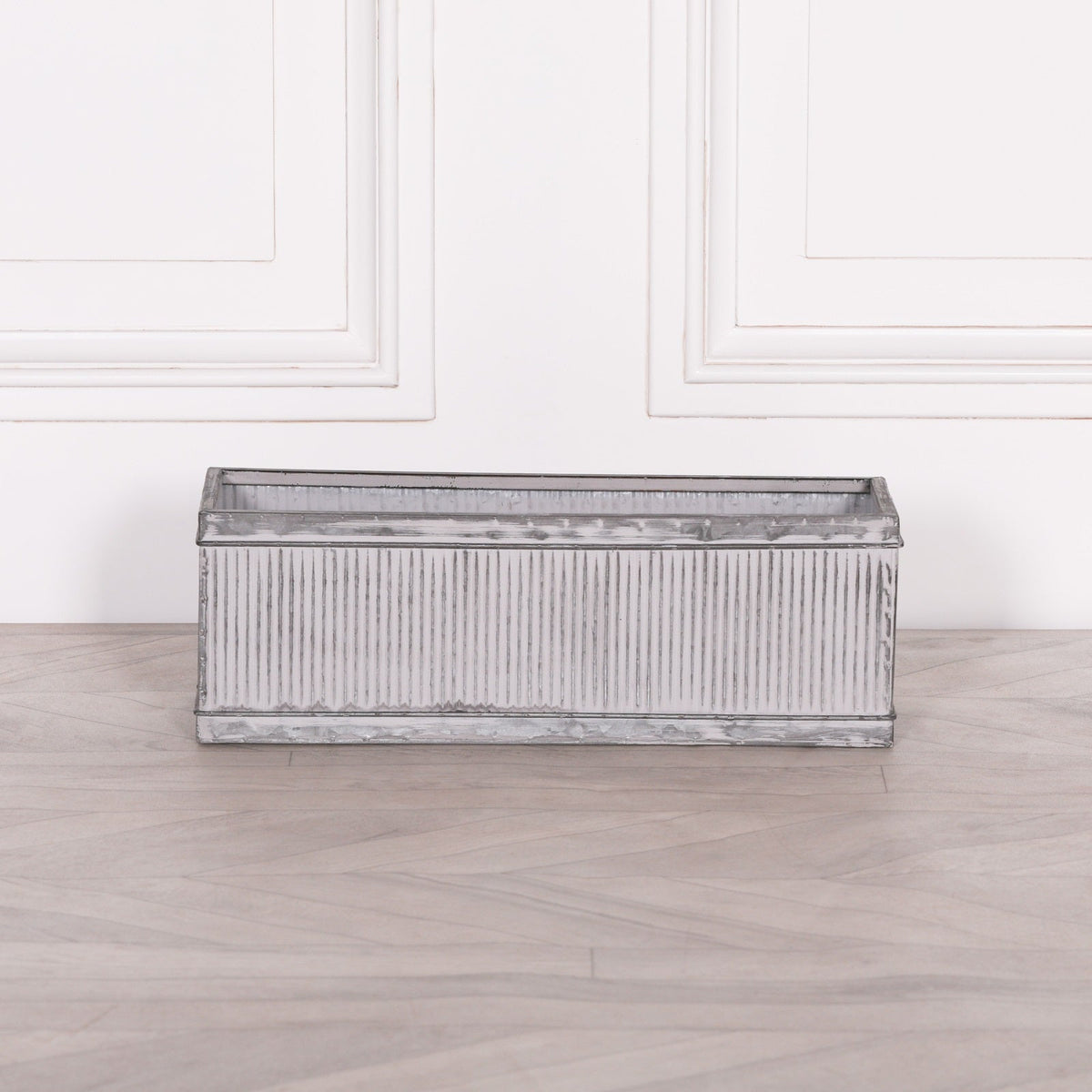 Galvanised Steel Window Box Planter Small 45cm Planter CasaFenix