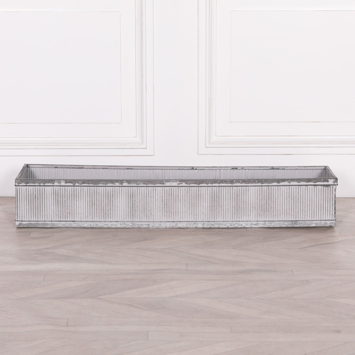 Galvanised Steel Window Box Planter Extra Large 99cm Planter CasaFenix