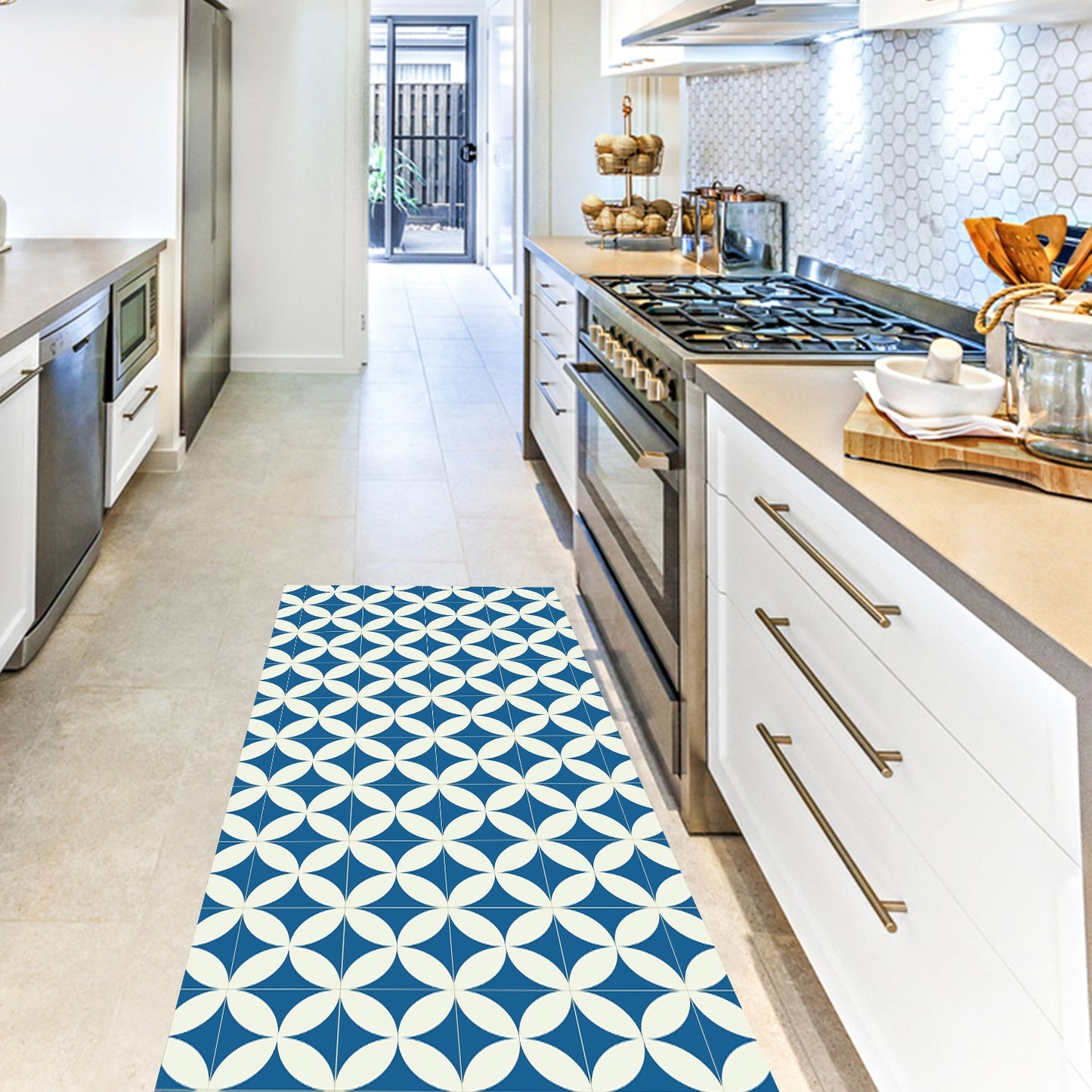 Hydra Vinyl Floor Mat 72x100cm Vinyl Floor Mat CasaFenix