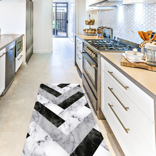 Marble Vinyl Floor Mat 100x147cm Vinyl Floor Mat CasaFenix