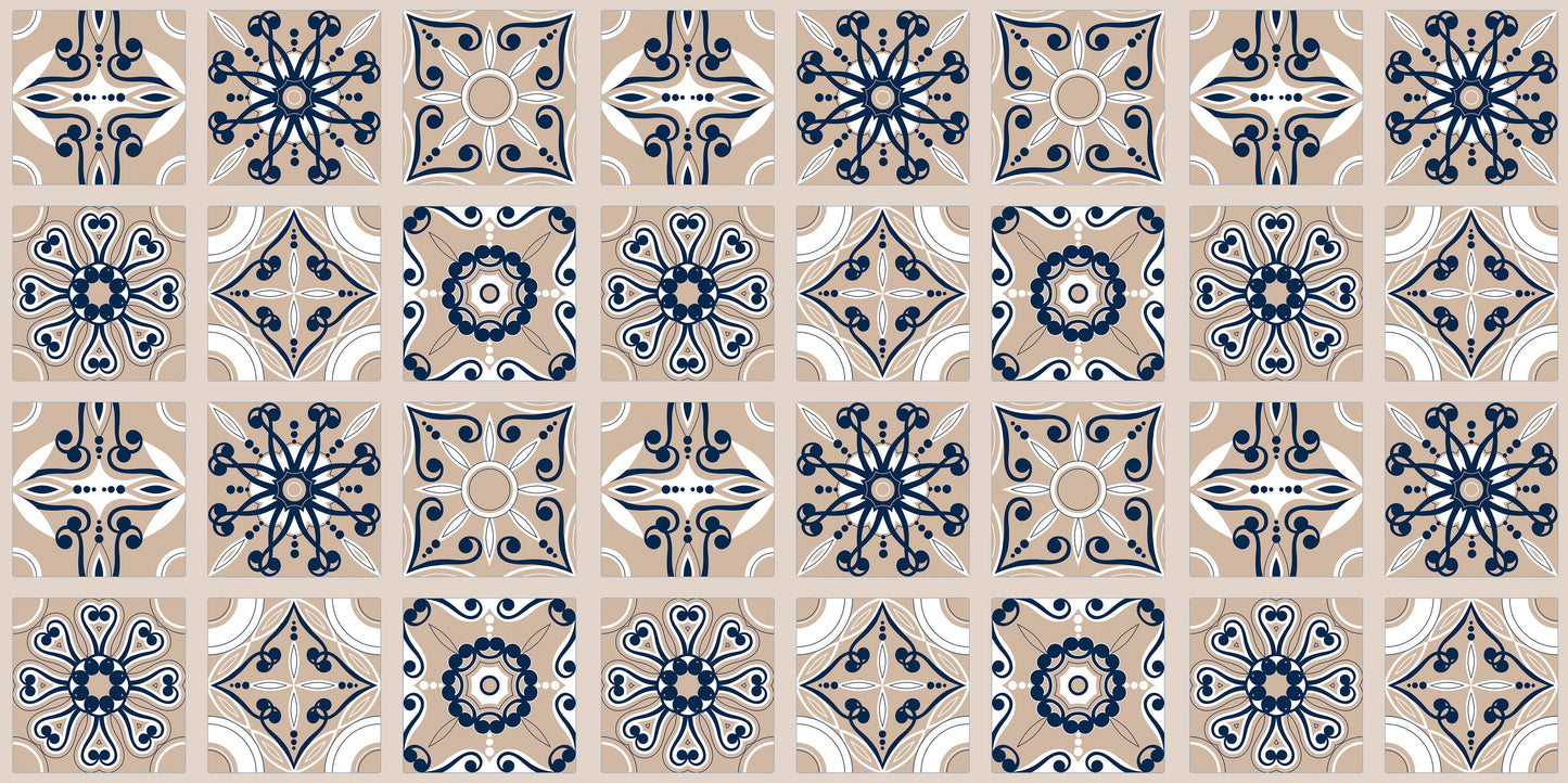 Skiathos Vinyl Floor Mat 100x147cm Vinyl Floor Mat CasaFenix