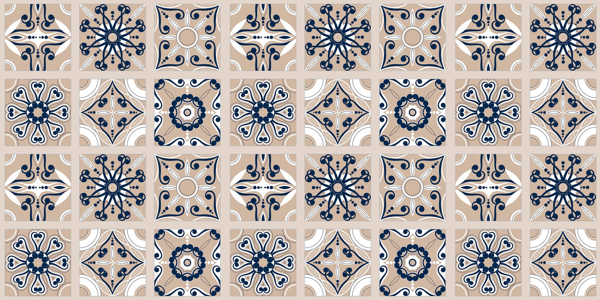 Skiathos Vinyl Floor Mat 100x147cm Vinyl Floor Mat CasaFenix