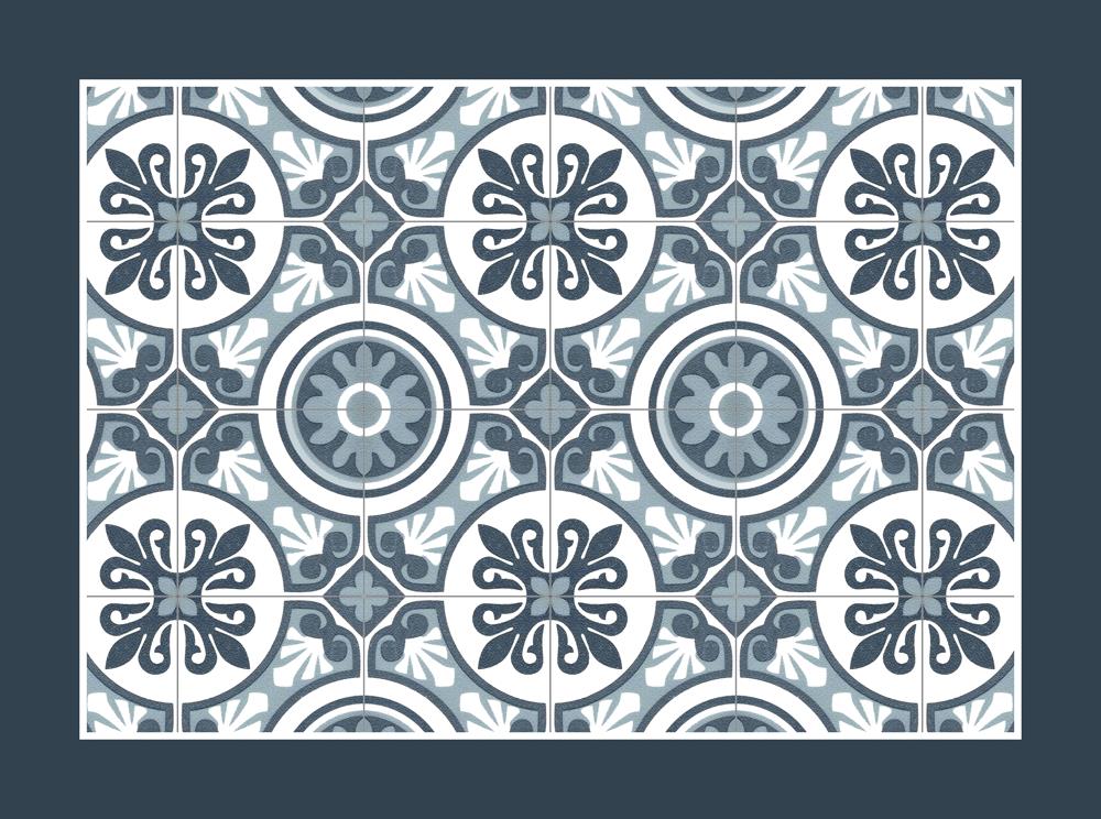Ortigia Vinyl Table Mat 33x45cm (Set of 4) Vinyl Table Mat CasaFenix