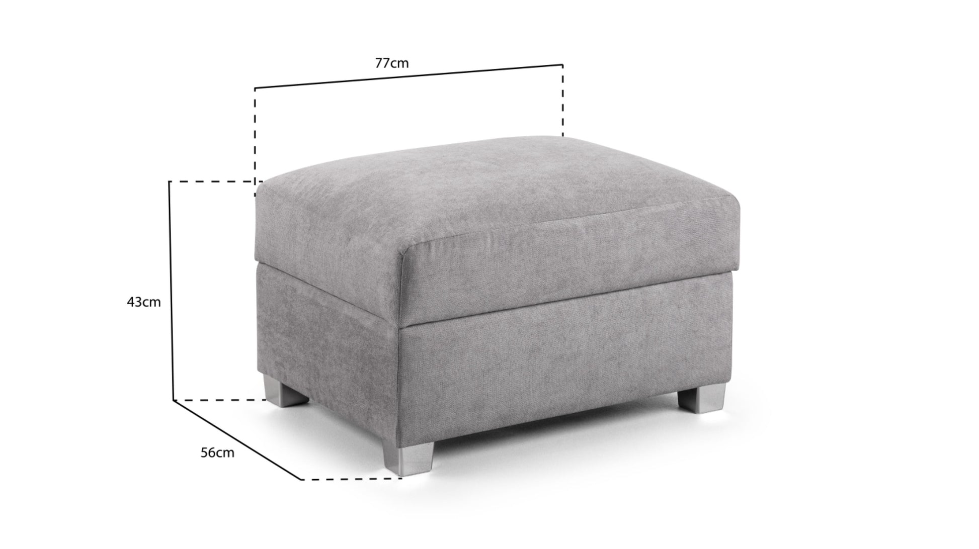 Verona Fullback Fabric Sofa In Black or Grey. 1, 2, 3 Seat Settee & Corner Sofa, Swivel Chair & Footstool Sofa CasaFenix