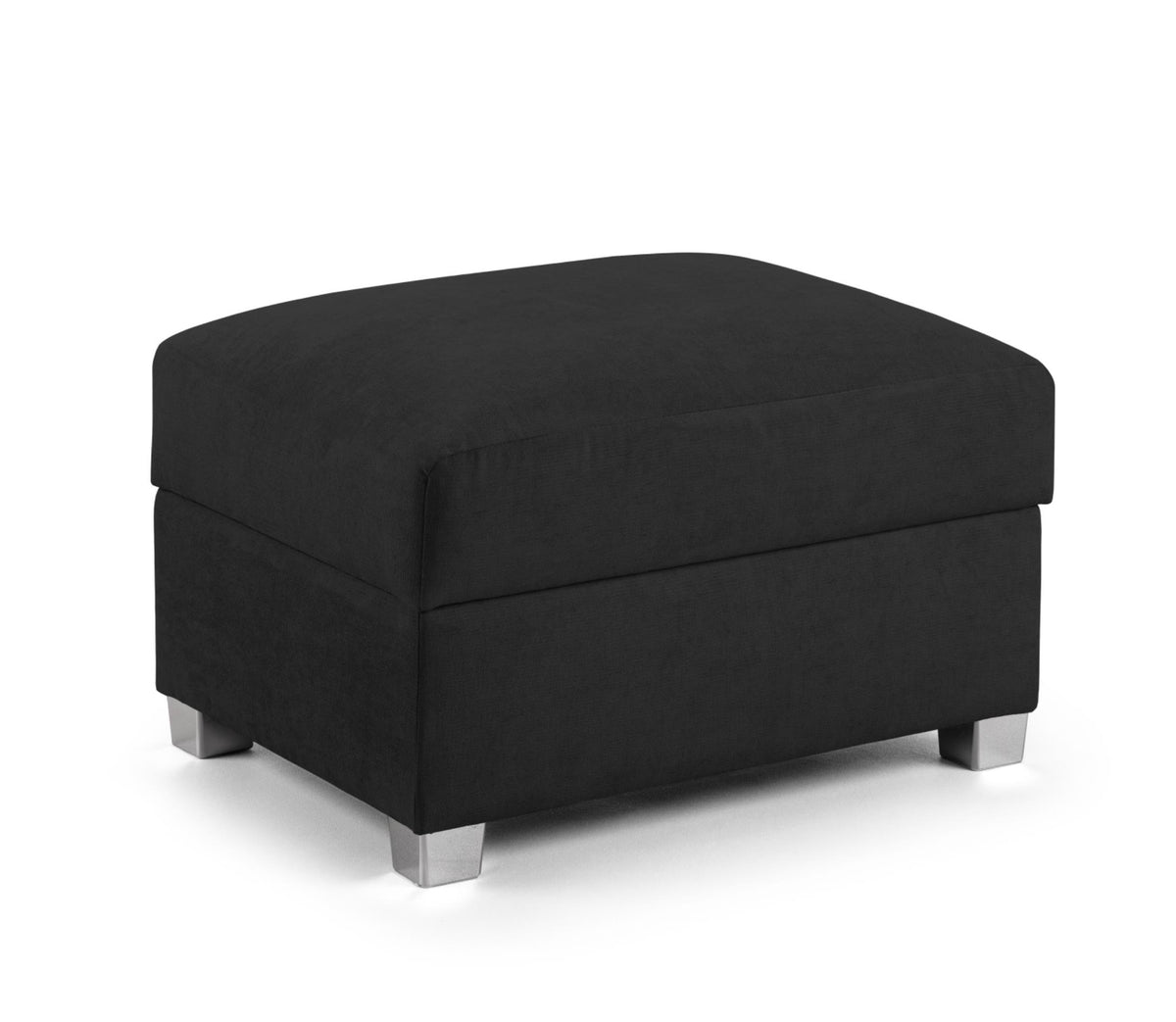 Verona Scatterback Fabric Sofa In Black or Grey. 1, 2, 3 Seat Settee & Corner Sofa, Swivel Chair & Footstool Sofa CasaFenix