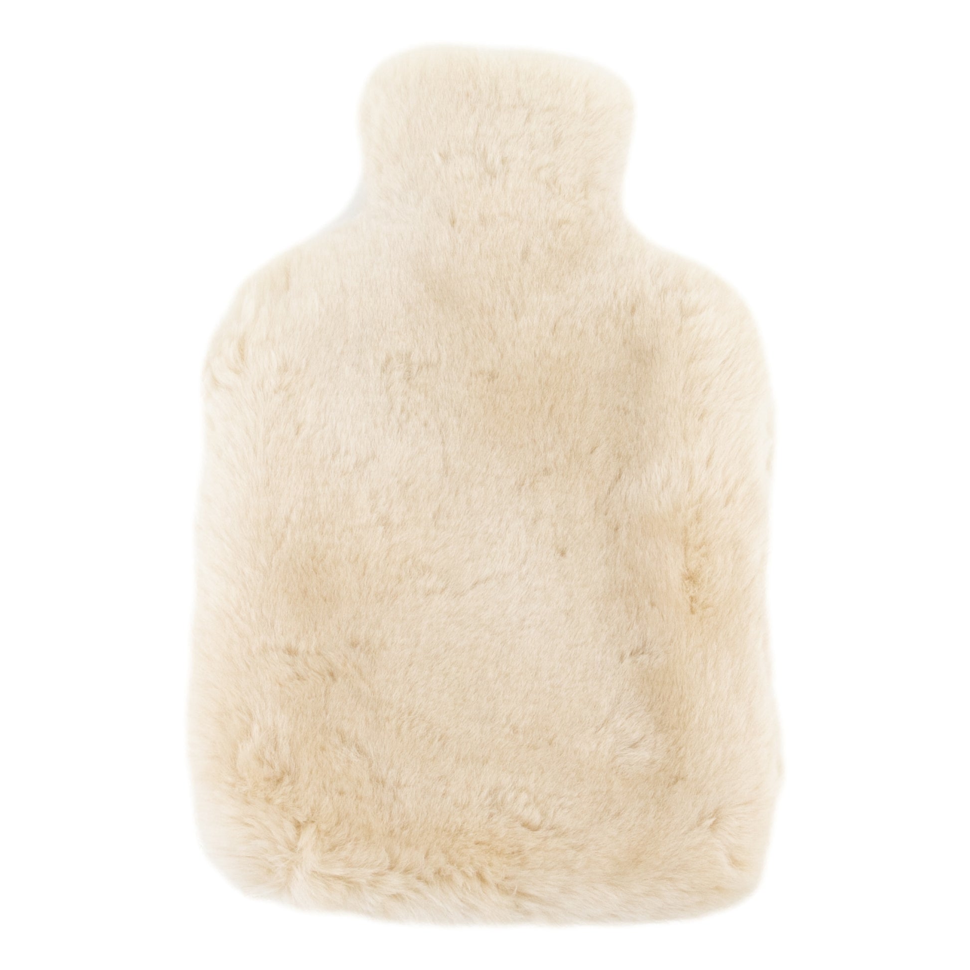 Beige Sheepskin Hot Water Bottle 37 x 23cm - CasaFenix