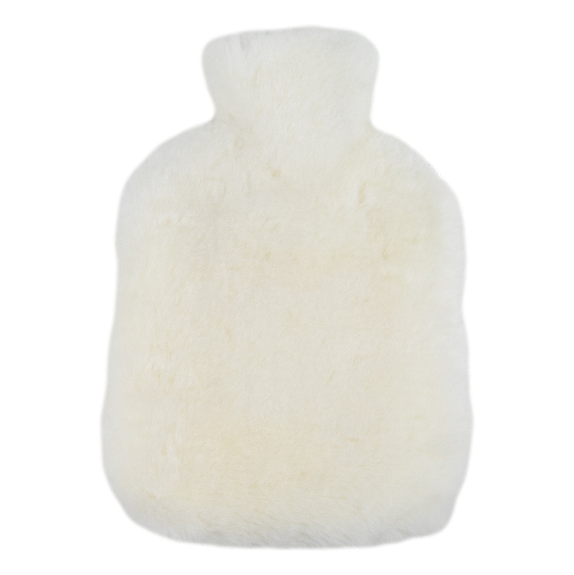 White Sheepskin Hot Water Bottle 37 x 23cm - CasaFenix