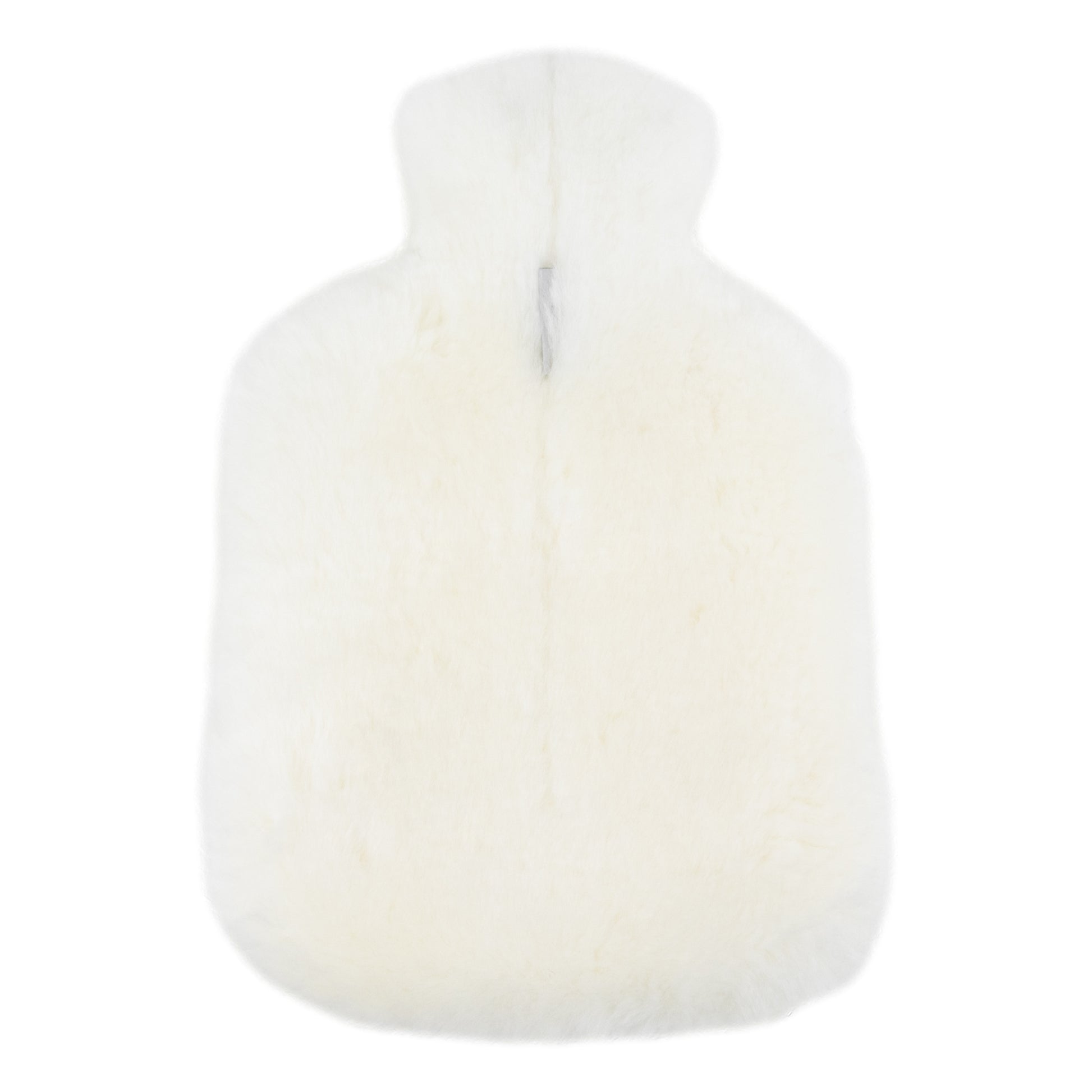White Sheepskin Hot Water Bottle 37 x 23cm - CasaFenix