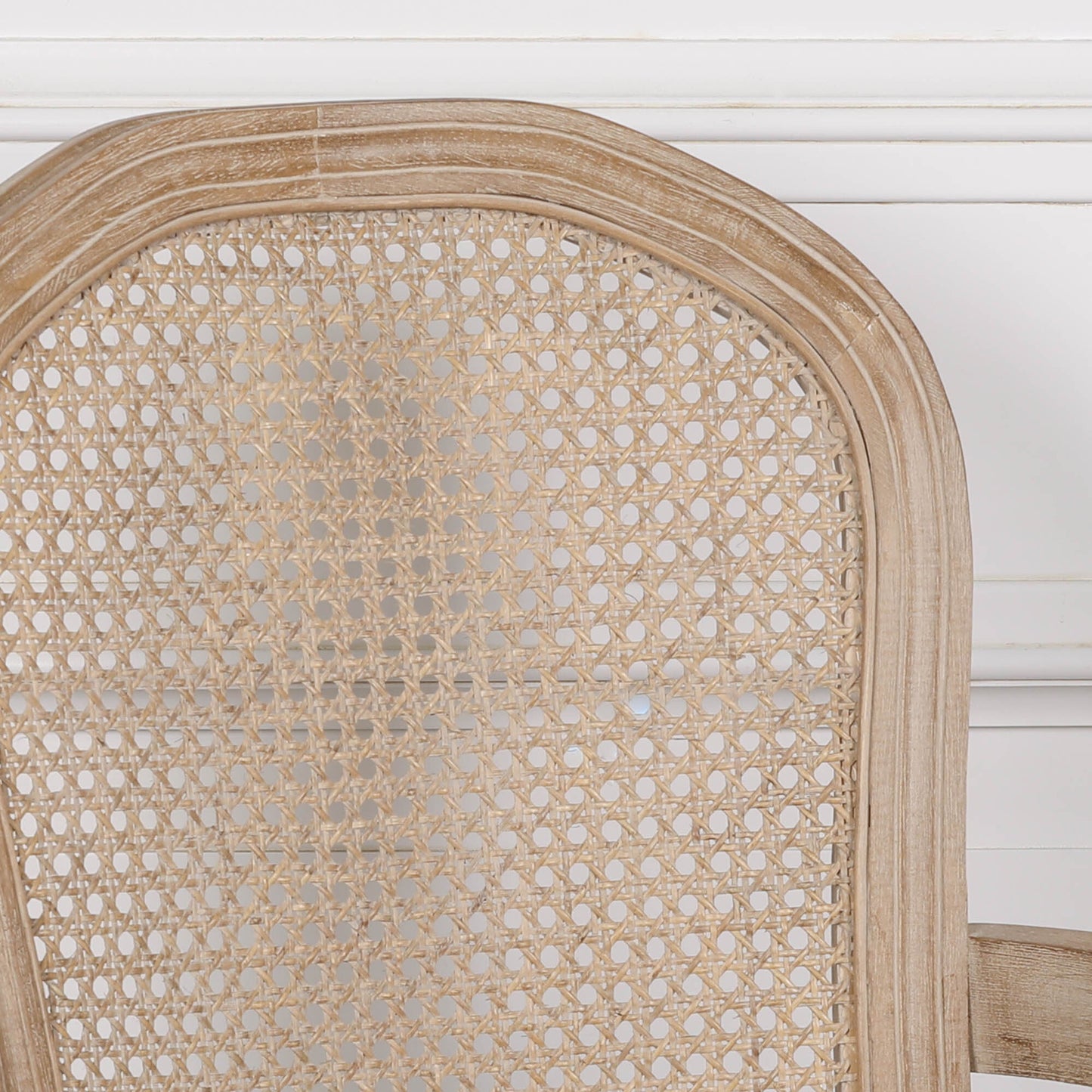 Louis-Style Birch Wood Carver Dining Armchair with Linen Seat Dining chair CasaFenix