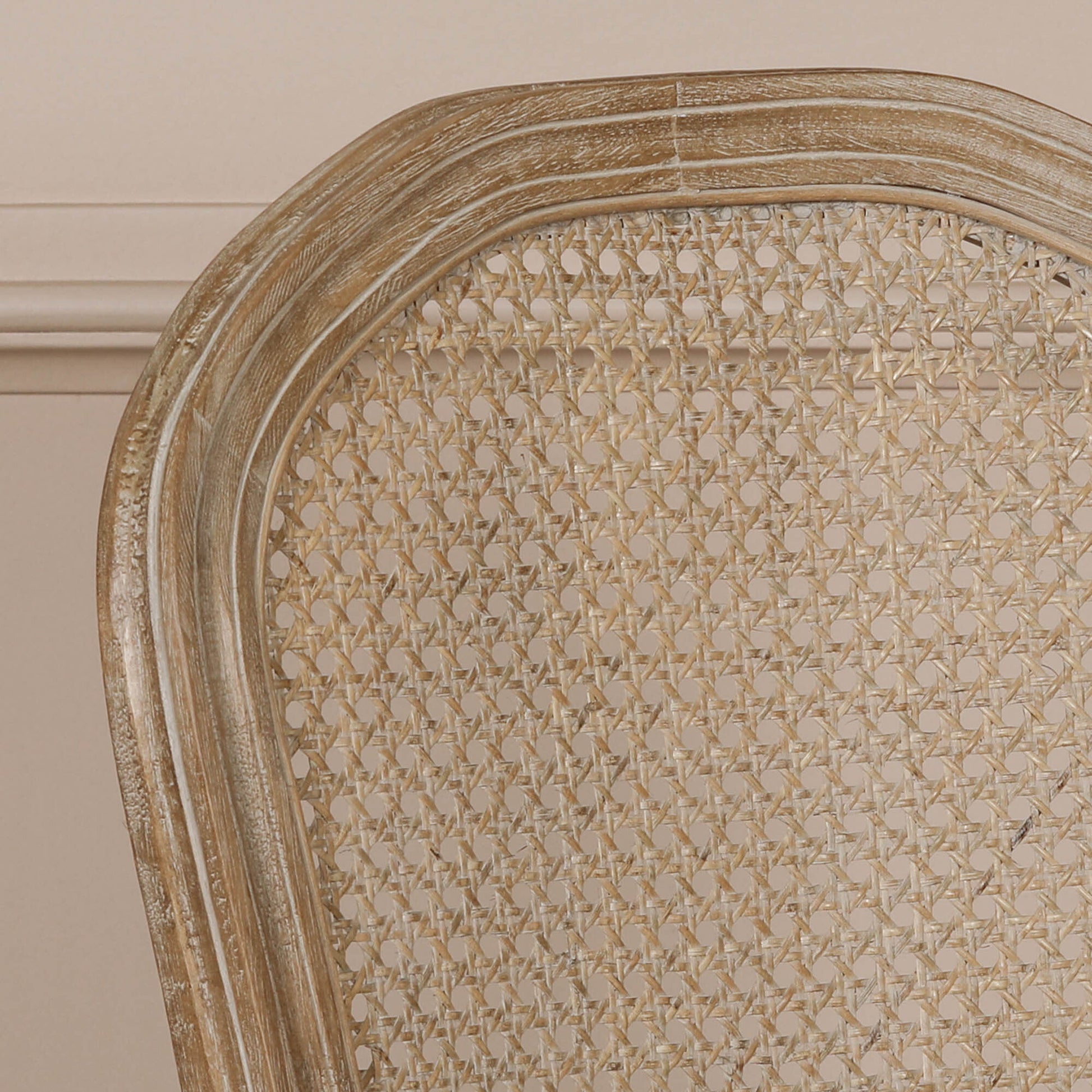 Louis-Style Birch Wood Carver Dining Armchair with Linen Seat Dining chair CasaFenix