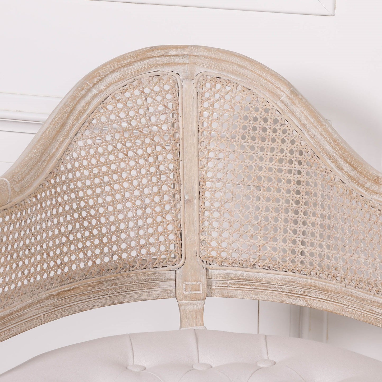 Wooden Louis Upholstered Corner Chair Birch Wood and Linen Dining chair CasaFenix