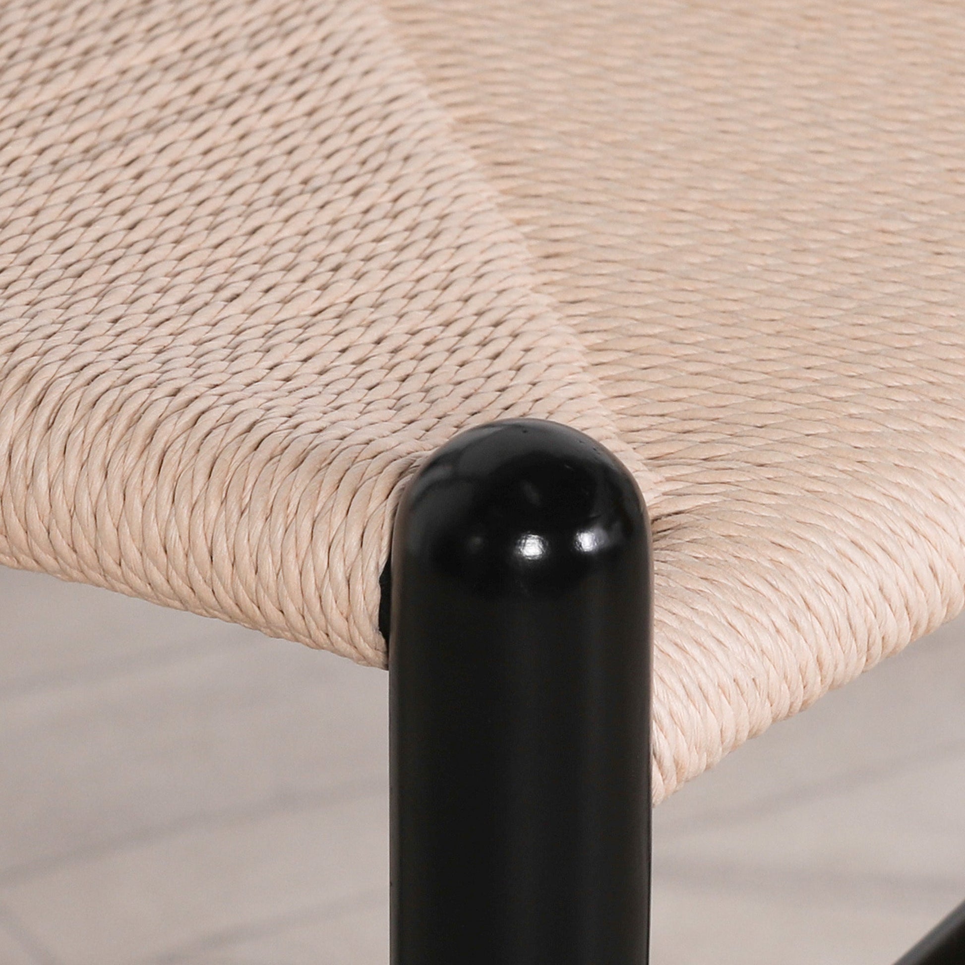 Wishbone Black Painted Wooden Dining Chair Dining chair CasaFenix