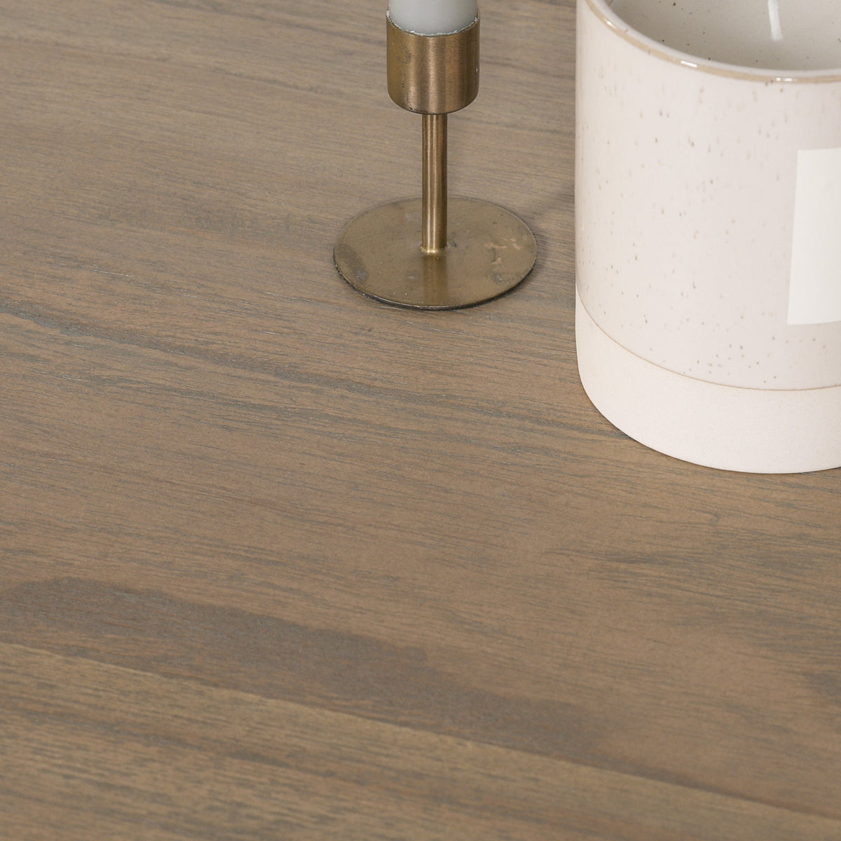 Round Hardwood Dining Table with Acorn-Carved Base 150cm Rustic Wash Dining table CasaFenix