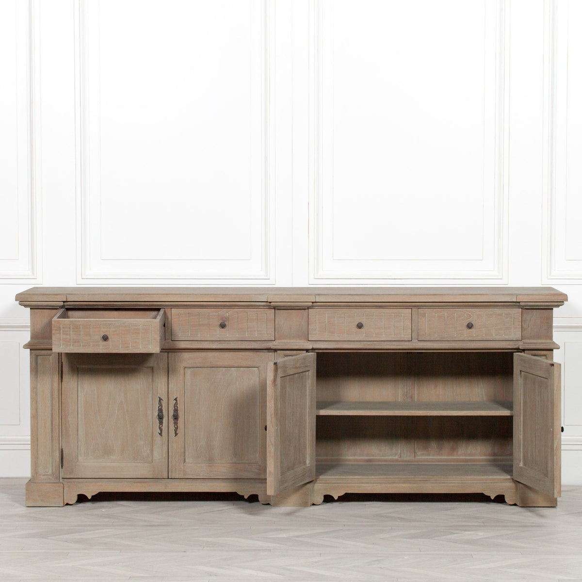 Rustic Classical 232cm Sideboard Buffets & Sideboards CasaFenix