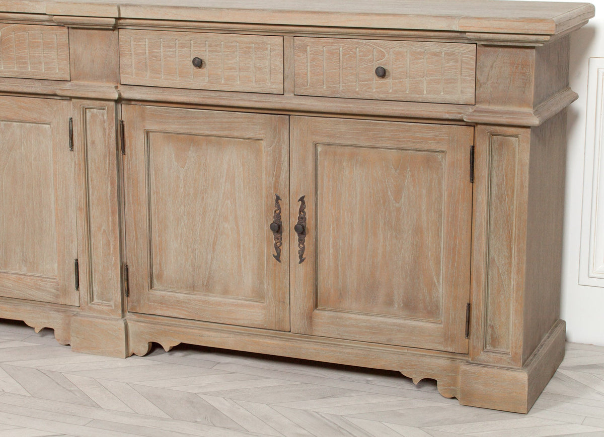 Rustic Classical 232cm Sideboard Buffets & Sideboards CasaFenix