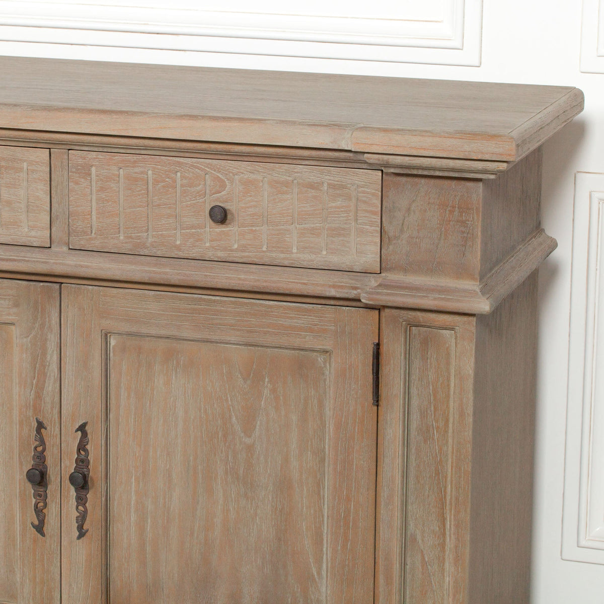 Rustic Classical 232cm Sideboard Buffets & Sideboards CasaFenix