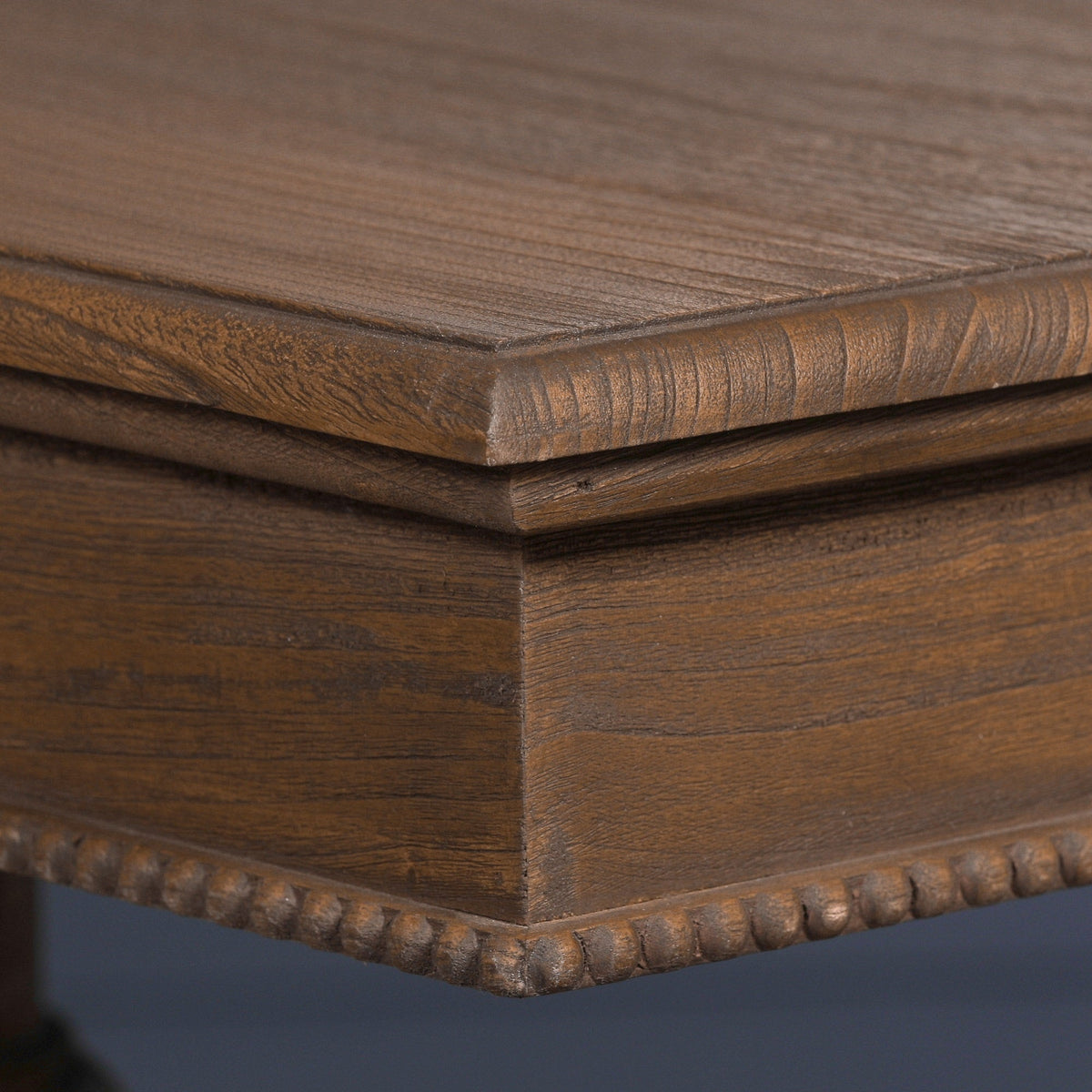 White Cedar Console Table with Carved Column Legs and Beaded Edge 180cm Console table CasaFenix