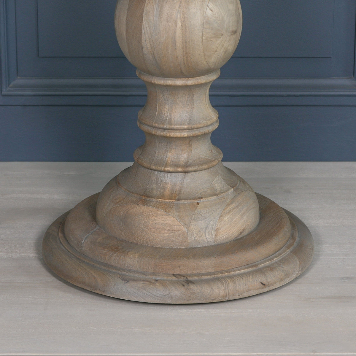 Rustic Wooden Round Dining Table 147cm Dining table CasaFenix