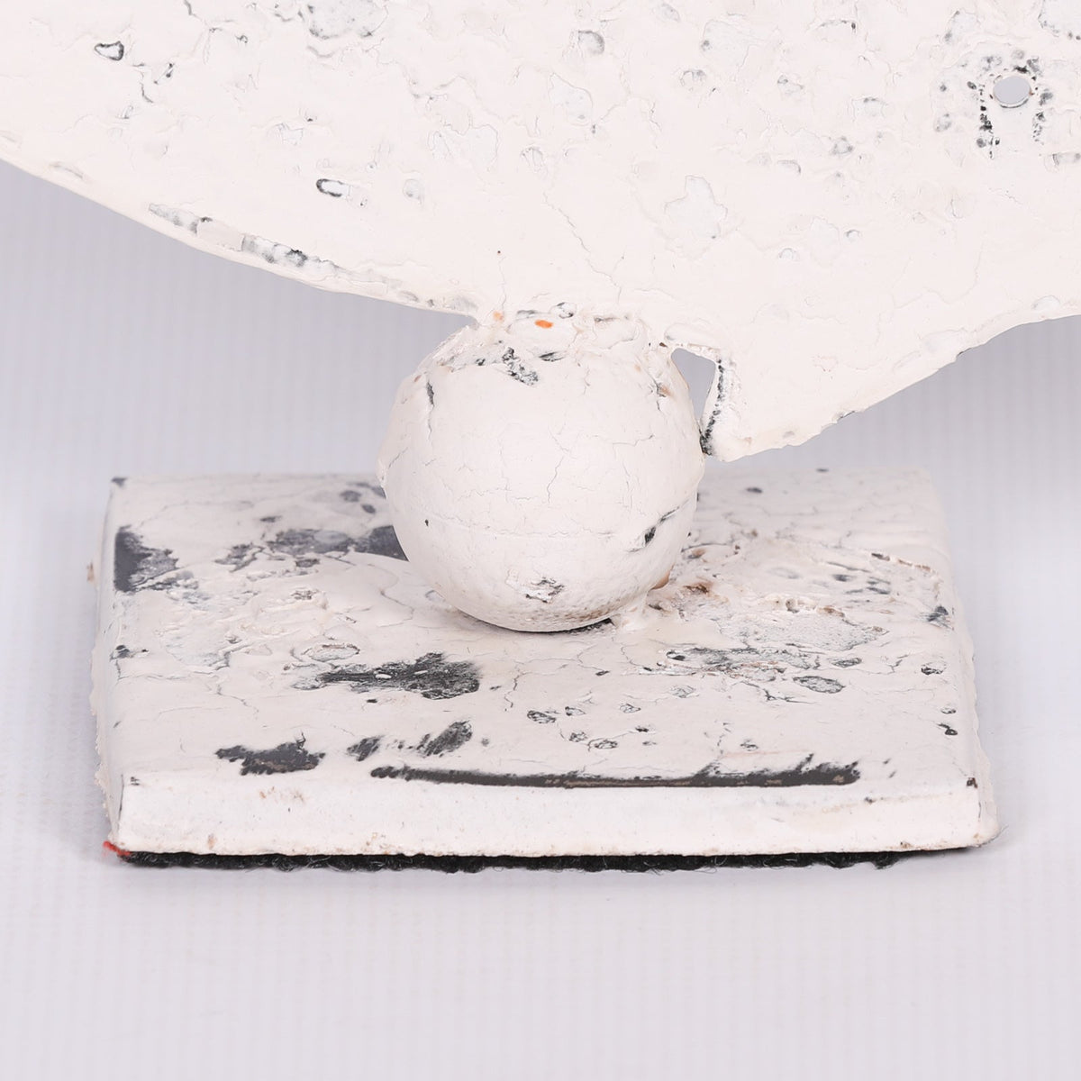 Nautical Whale Ornament on Stand | Rustic White Iron | 34cm Ornament CasaFenix