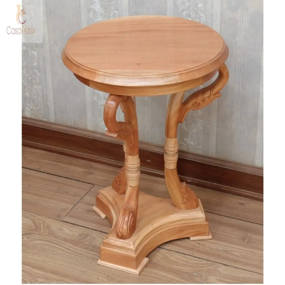 Side / Lamp / Wine Table Solid Mahogany Premium Collection - CasaFenix