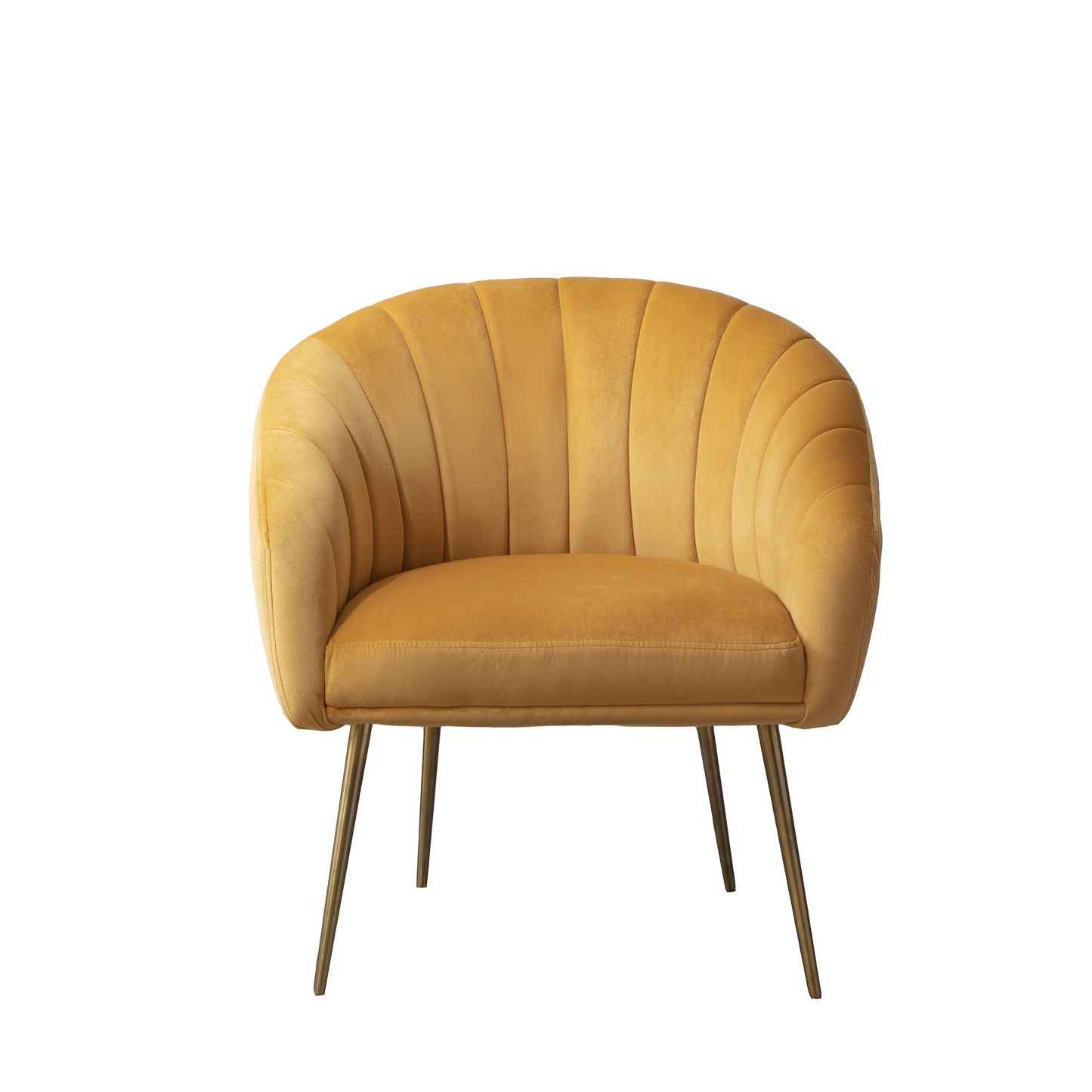 Shaped Back Fabric Single Tub Arm Chair in Black, Green, Grey, Light Blue, Mint, Orange, Pink, Teal & Yellow *** - CasaFenix