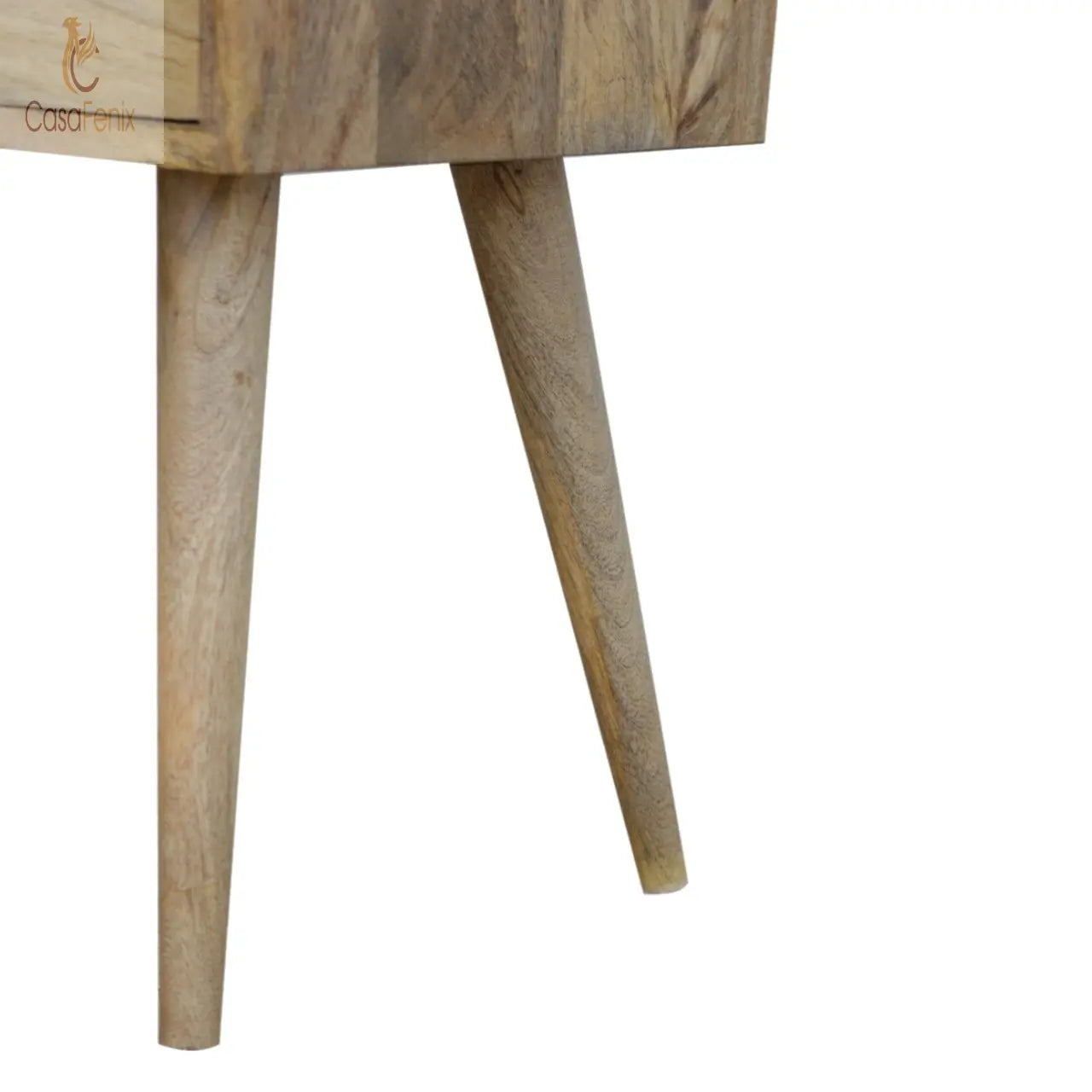 Small Oak-ish Bedside Table 1 Drawer Chest Solid Wood Bedside table / chest CasaFenix