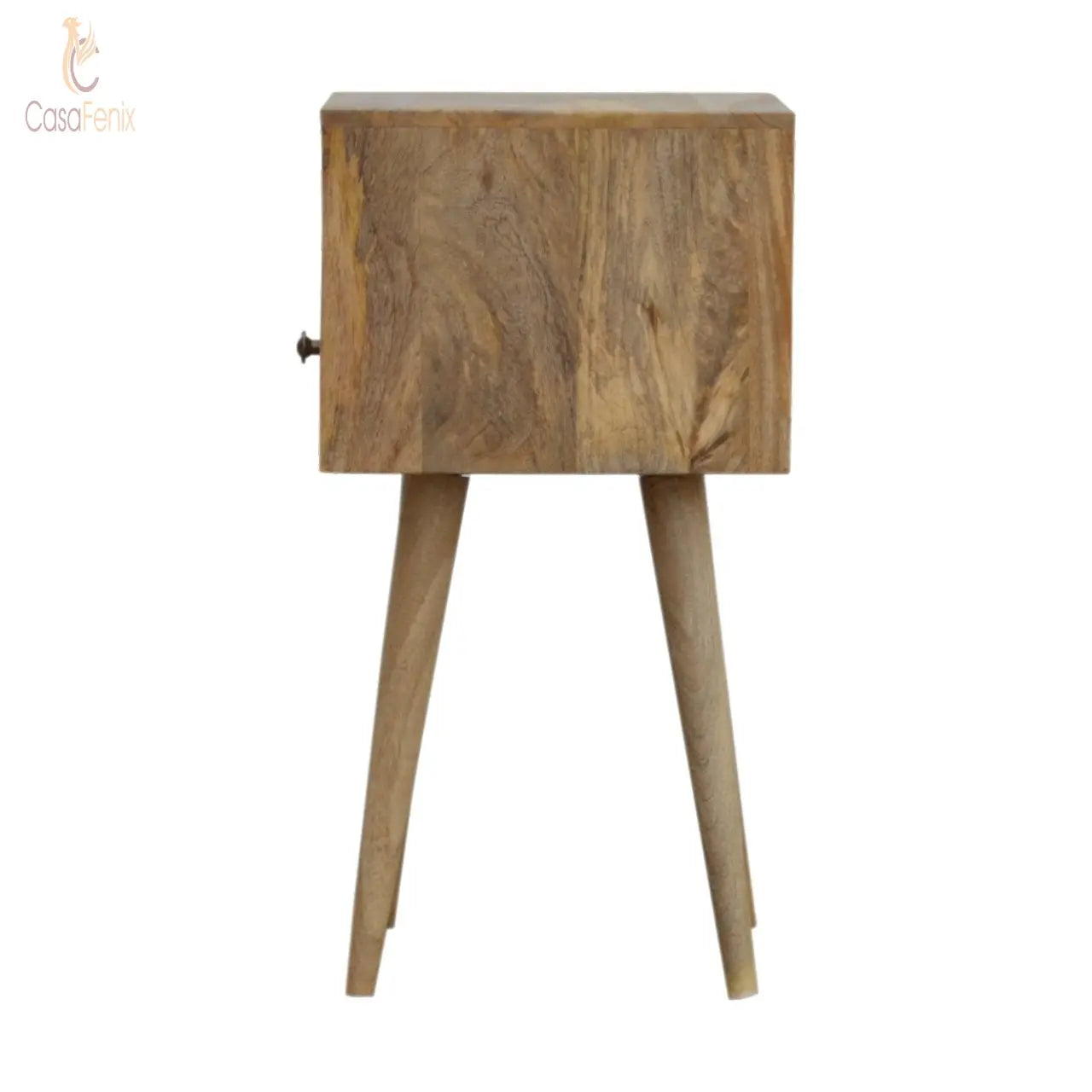 Small Oak-ish Bedside Table 1 Drawer Chest Solid Wood Bedside table / chest CasaFenix